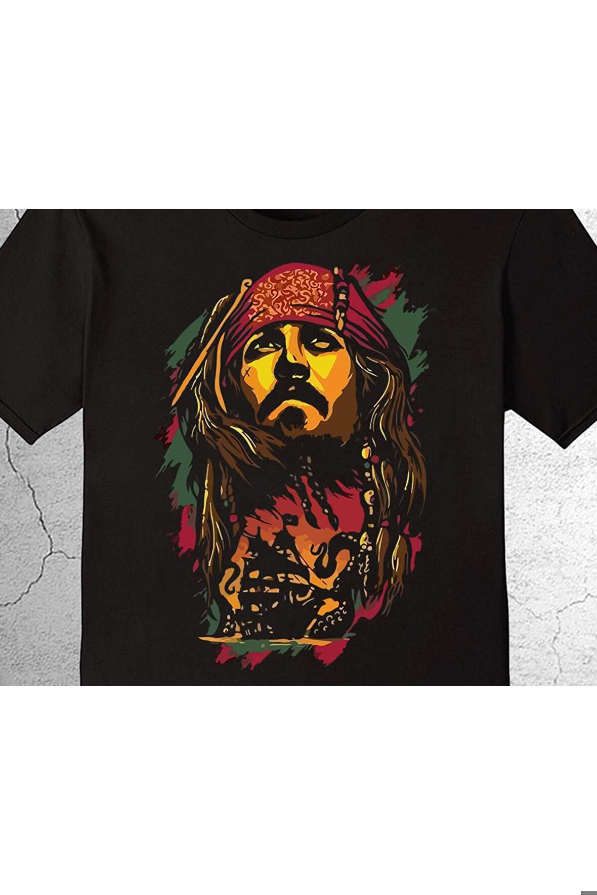 Kaptan Jack Sparrow Karayip Korsanları Tişört Çocuk T-shirt