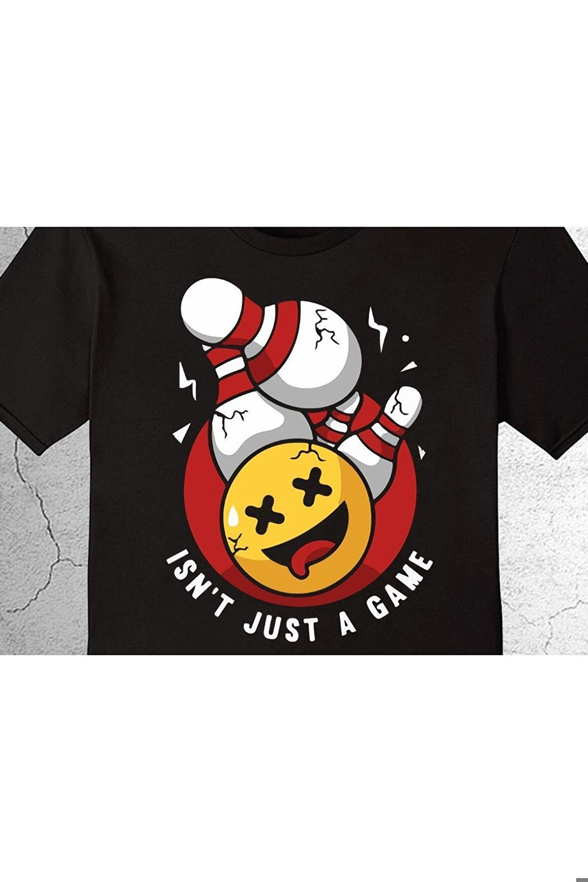 Isn't Just Game Bovling Emoji Tişört Çocuk T-shirt