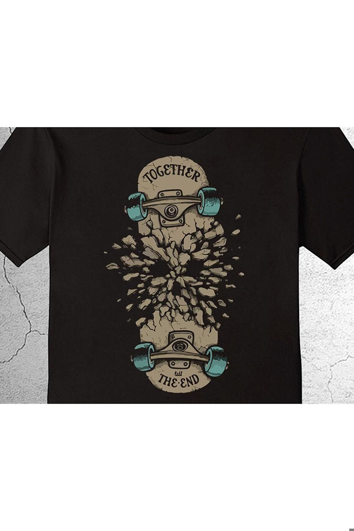 Kiteboard Kaykay Vintage Tişört Çocuk T-shirt