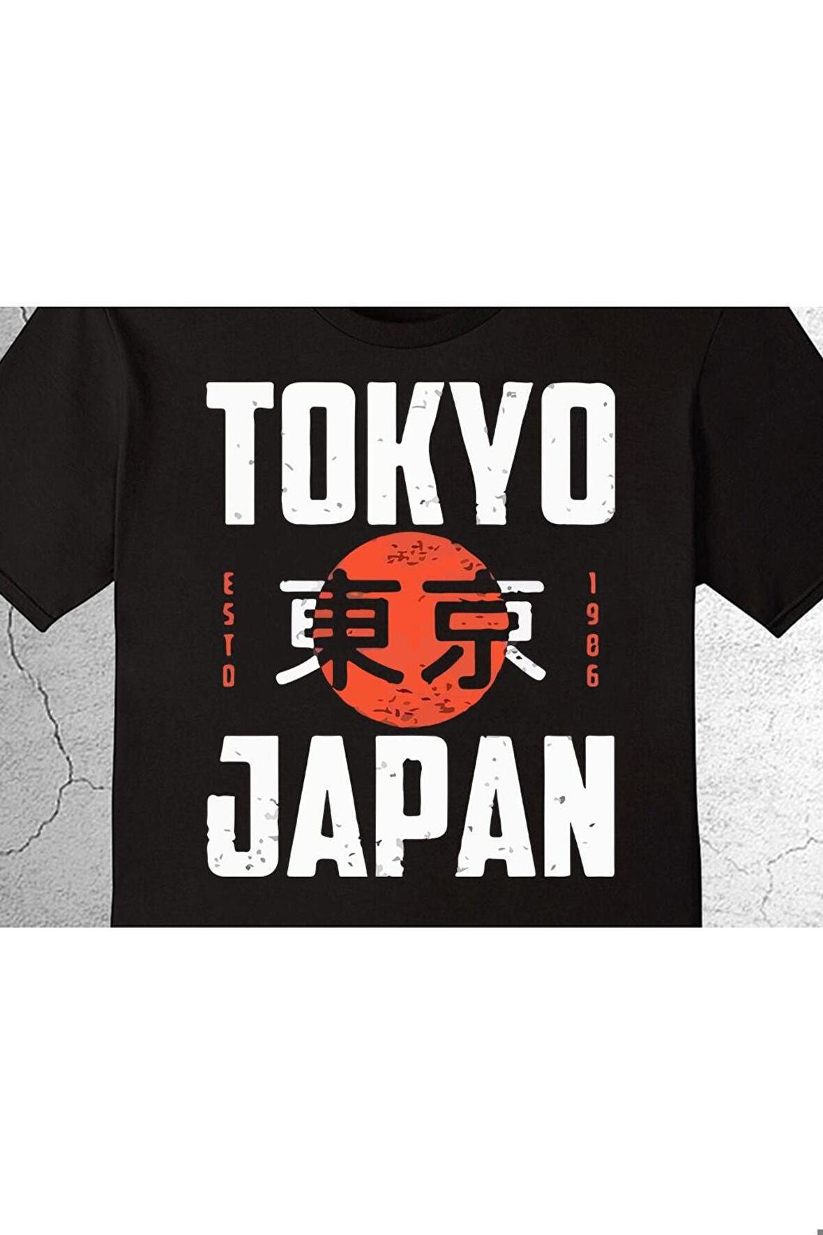 Tokyo Japan Esto Retro 1986 Japanese Tişört Çocuk T-shirt