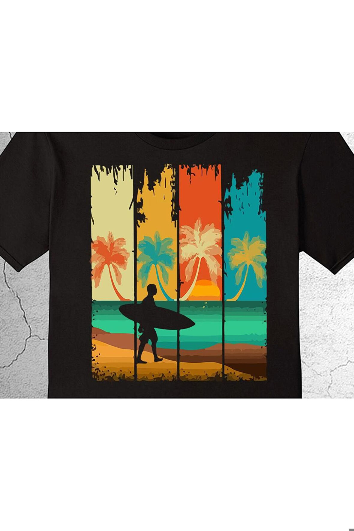 Summer Yaz Surf Deniz Kum Güneş Tişört Çocuk T-shirt