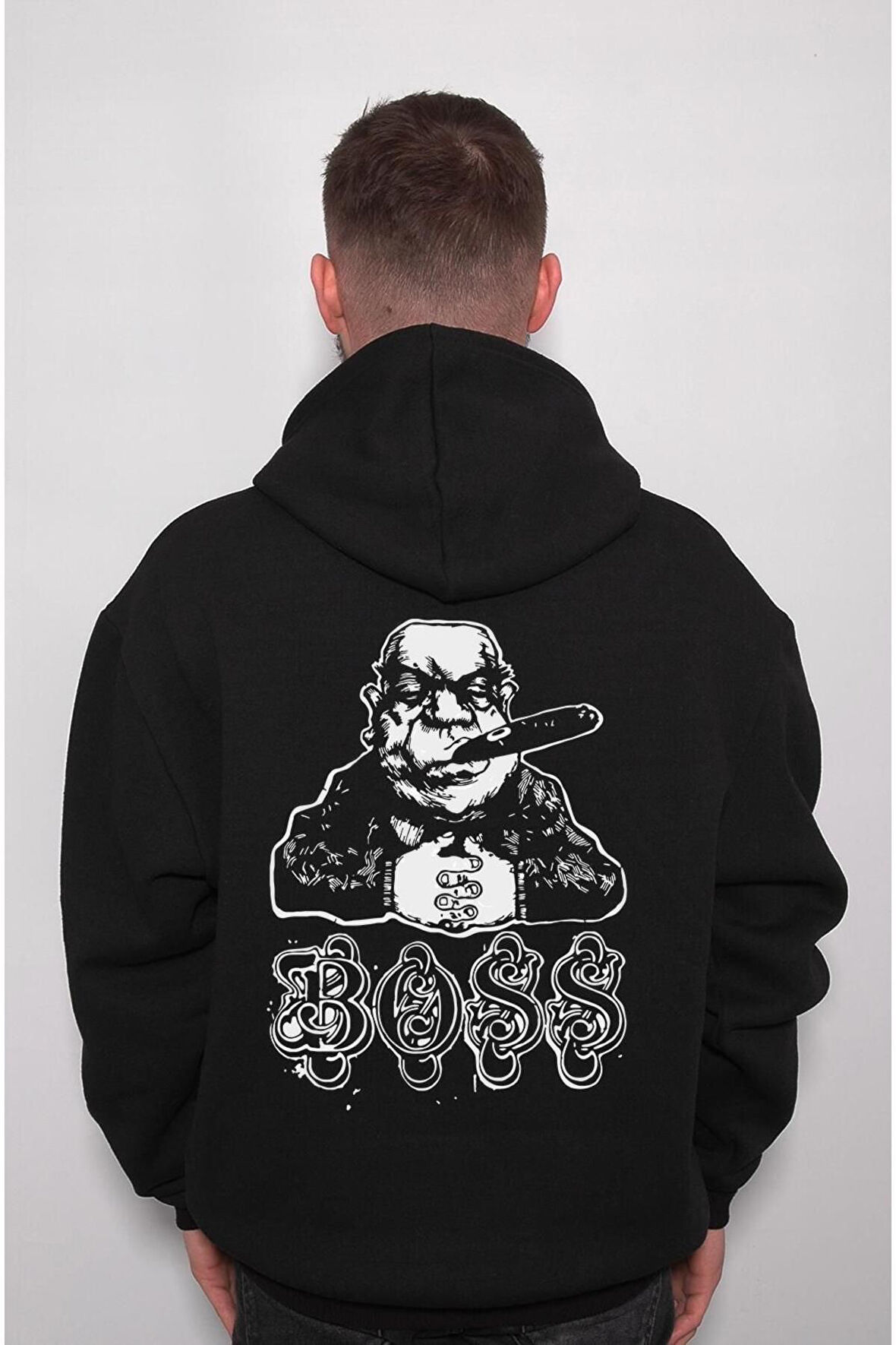 Boss Biggie Puro King Sweatshirt Unisex Kapüşonlu Hoodie