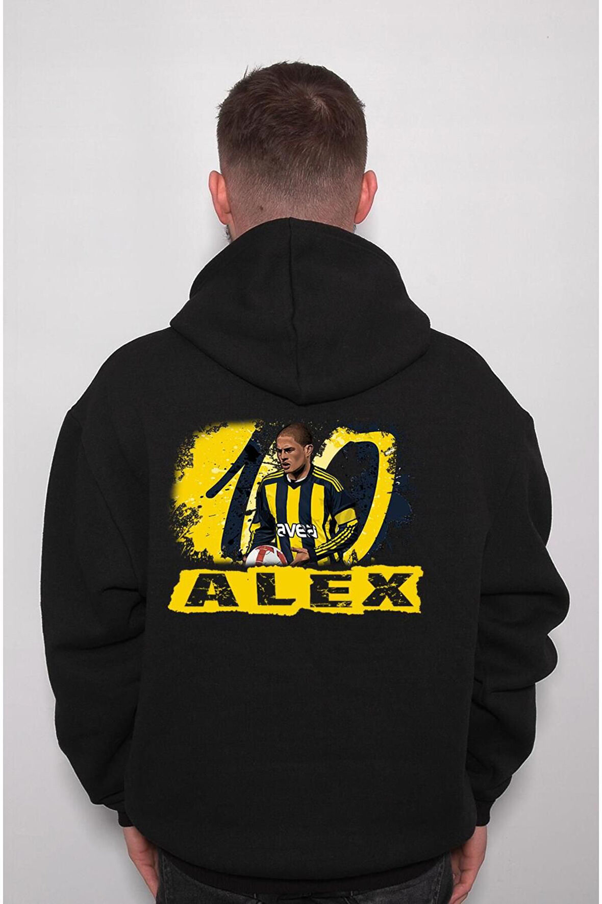 Alex De Souza Efsane Legend 10 Sweatshirt Unisex Kapüşonlu Hoodie