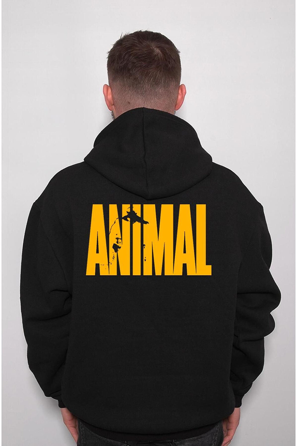 Animal Fitness GYM Tank Sporcu Sweatshirt Unisex Kapüşonlu Hoodie