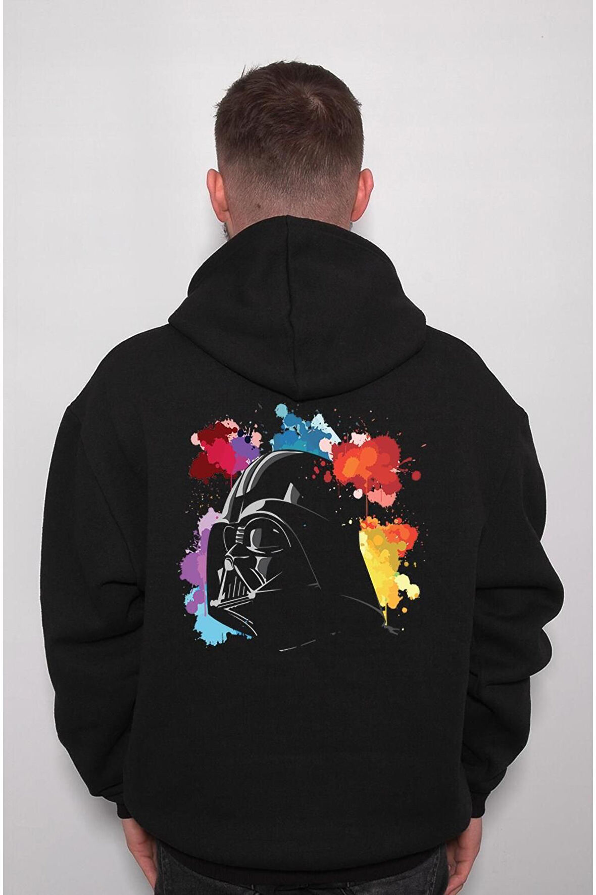 Star Wars Yıldız Savaşları Darth Vader Sweatshirt Unisex Kapüşonlu Hoodie