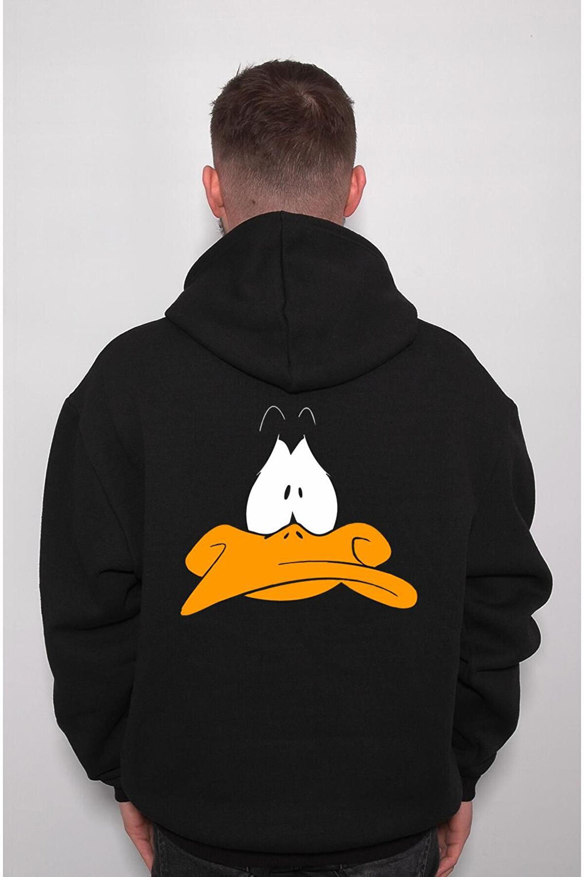 Daffy Duck Donald Ördek Cartoon Çizgi Fİlm Sweatshirt Unisex Kapüşonlu Hoodie