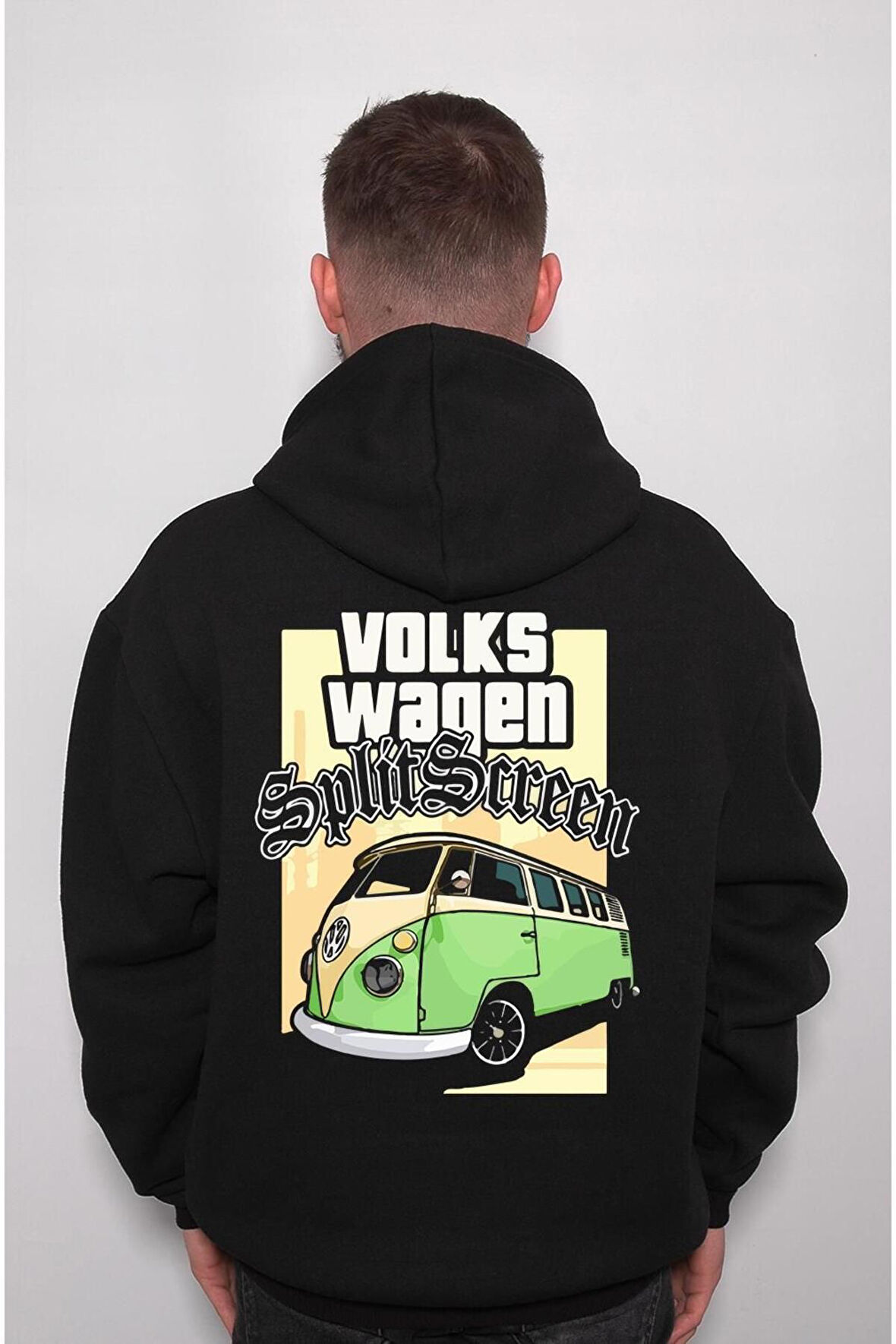 Volkswagen T1 T2 T3 Hippi Transporter Sweatshirt Unisex Kapüşonlu Hoodie