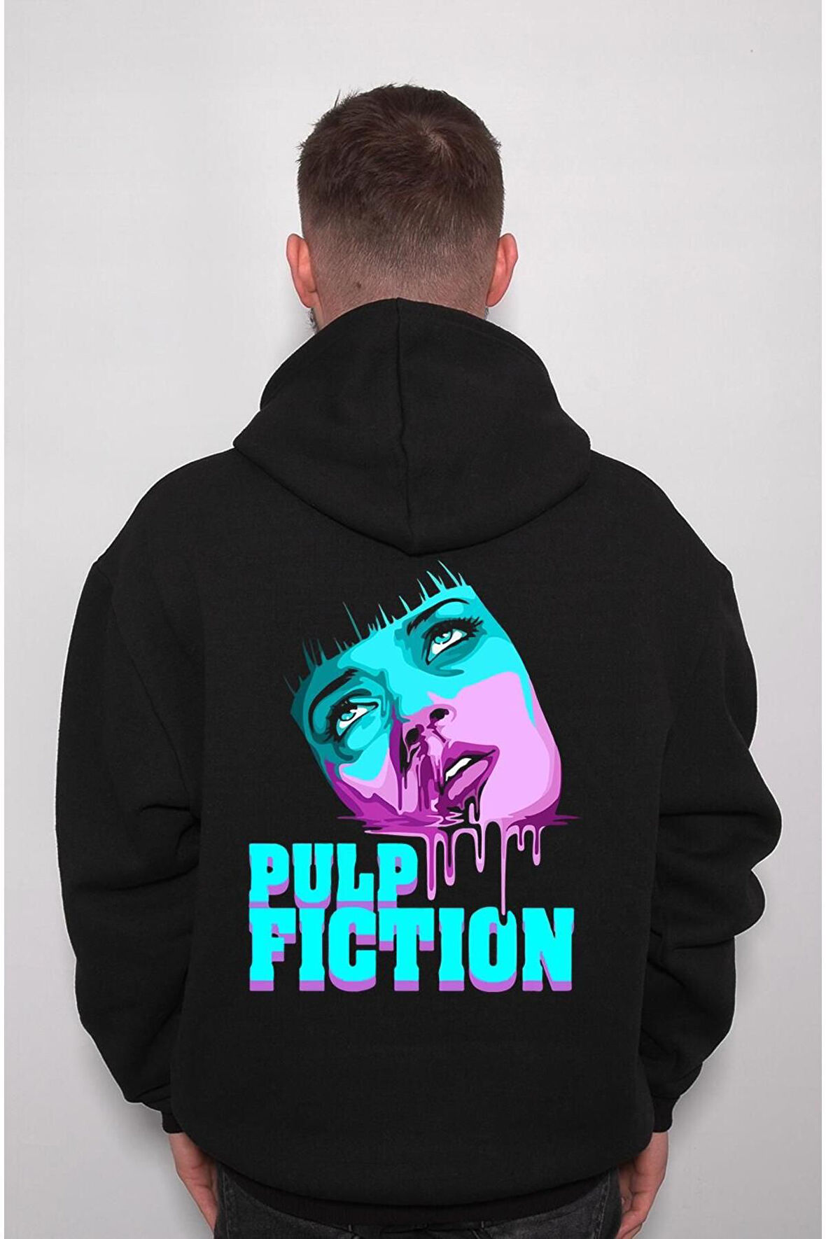 Pulp Fiction Bilim Kurgu Fİlm Sweatshirt Unisex Kapüşonlu Hoodie