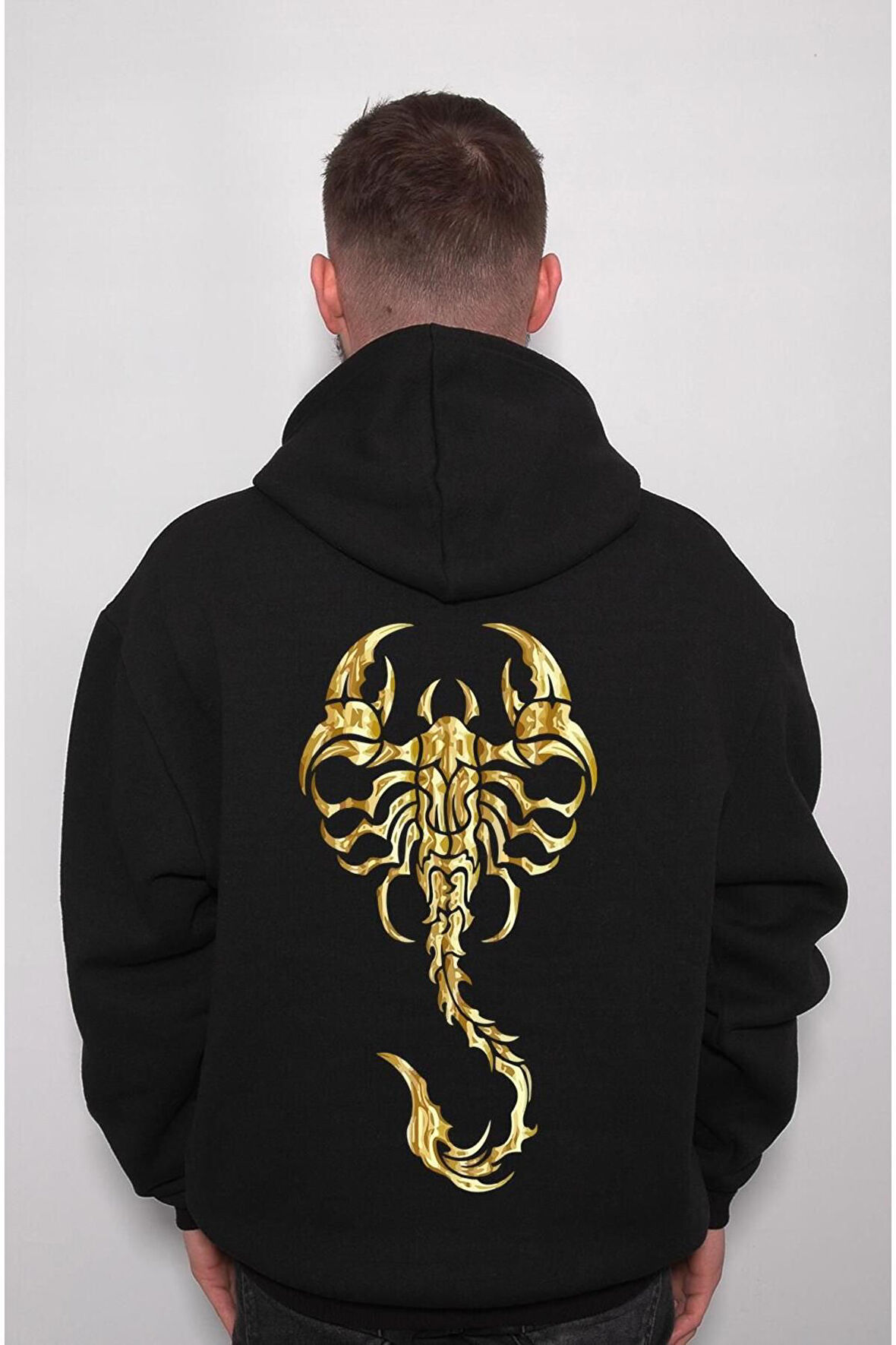 Akrep Scorpions Zehirli İğne Sweatshirt Unisex Kapüşonlu Hoodie