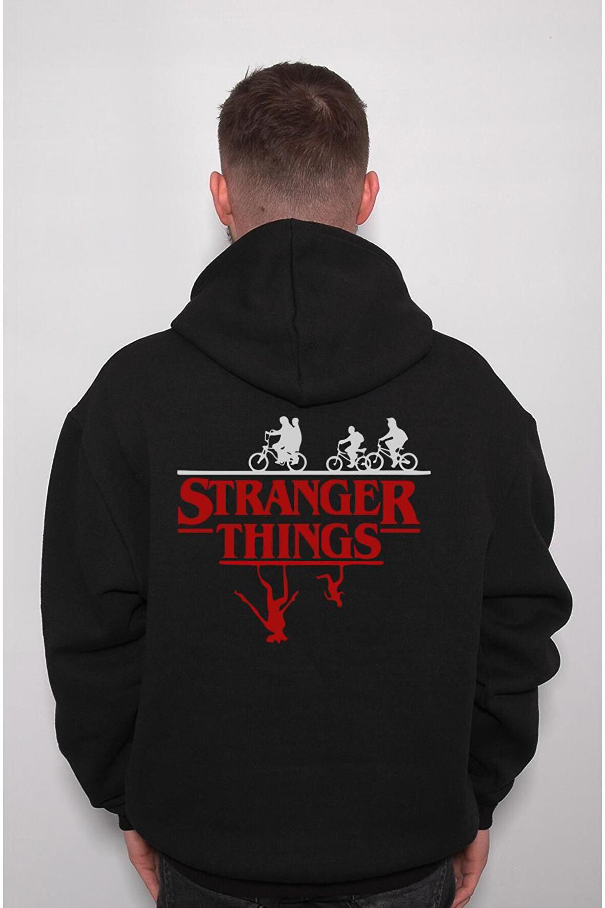 Stranger Things Welcome To The Upside Down Sweatshirt Unisex Kapüşonlu Hoodie