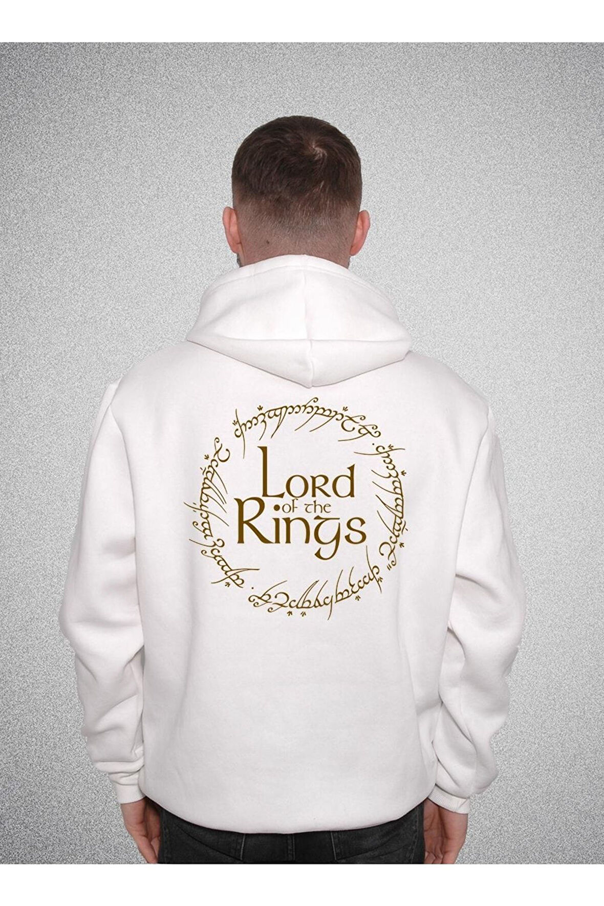 Lord Of The Rings Yüzüklerin Efendisi Sweatshirt Unisex Kapüşonlu Hoodie