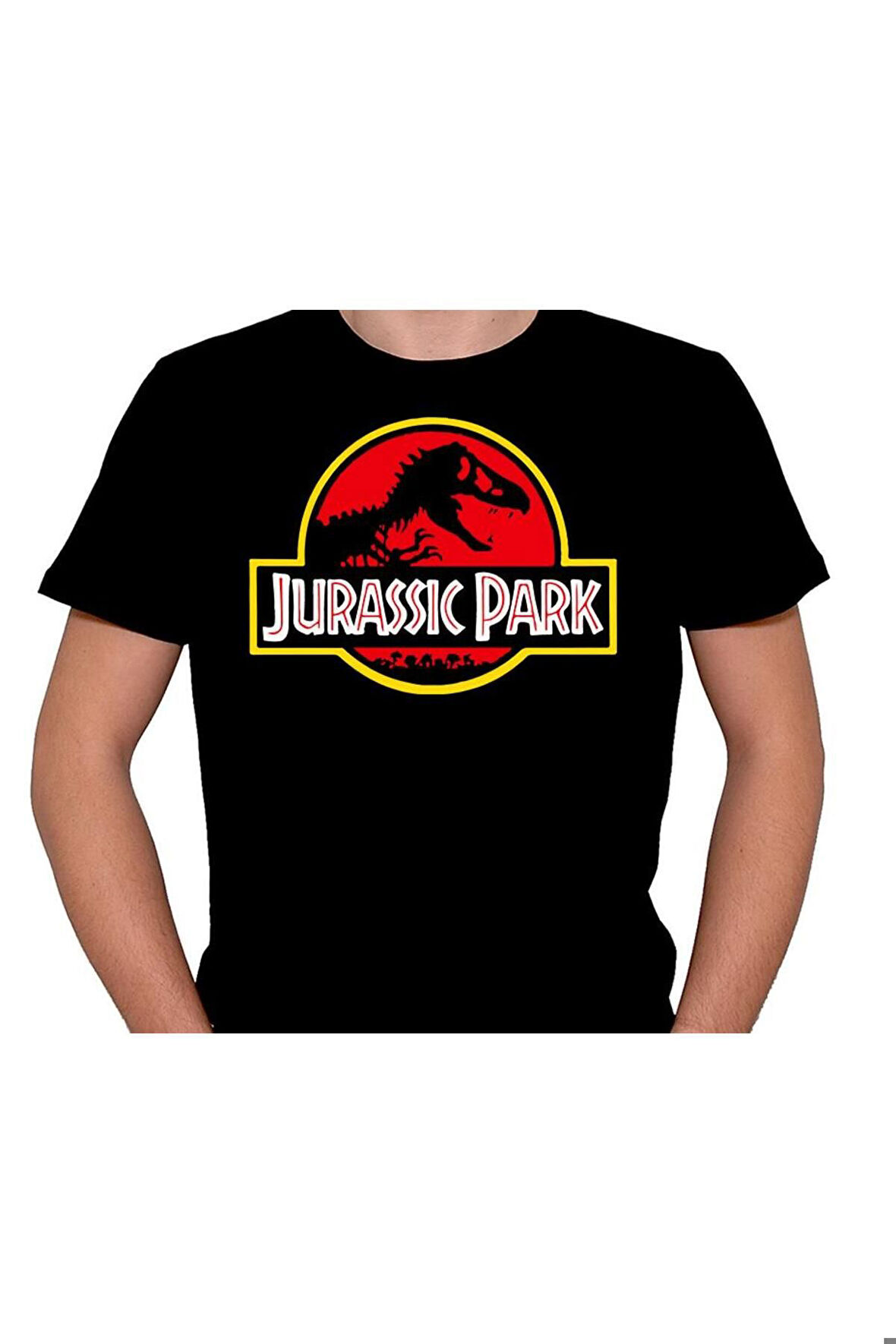 Jurassic Park Logo Dinazor Araştırmacı Tişört Unisex T-shirt