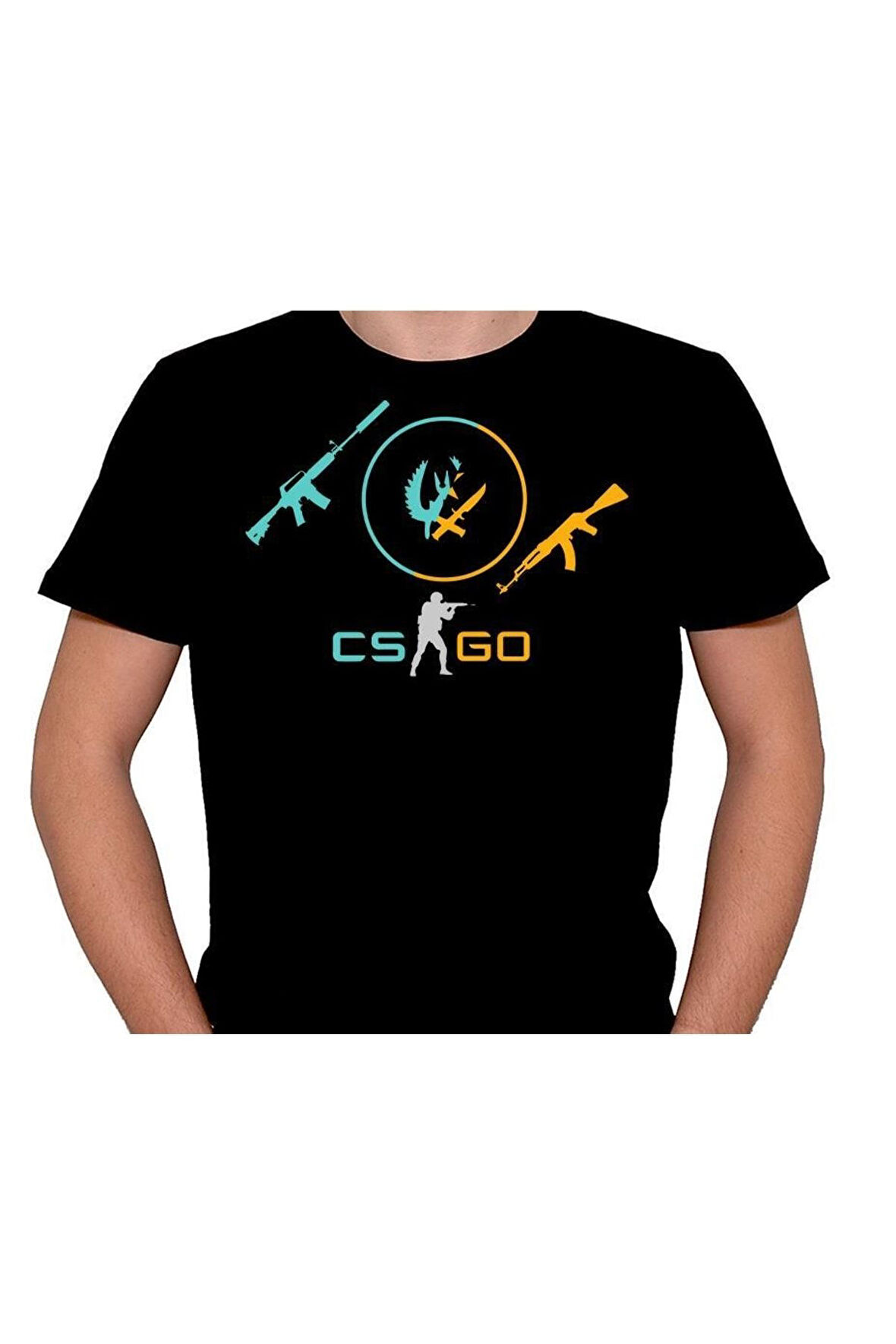 Cs Go Counter Strike Ak47 M4 Global Game Gaming Tişört Unisex T-shirt