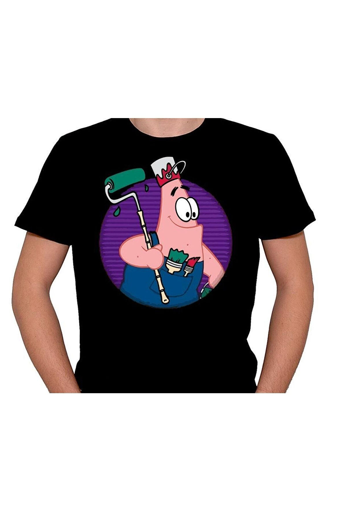 Padtrick Sünger Bob Boyacı Tişört Unisex T-shirt