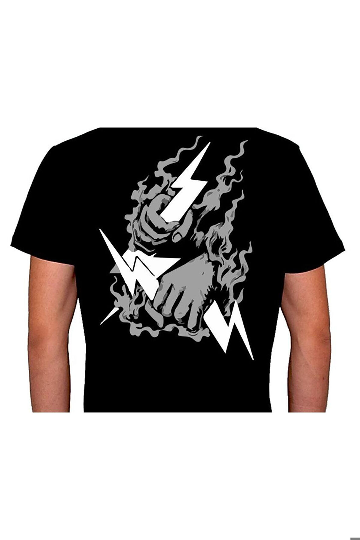 Elektrik Şimşek Yıldırım Retro Tişört Unisex T-shirt