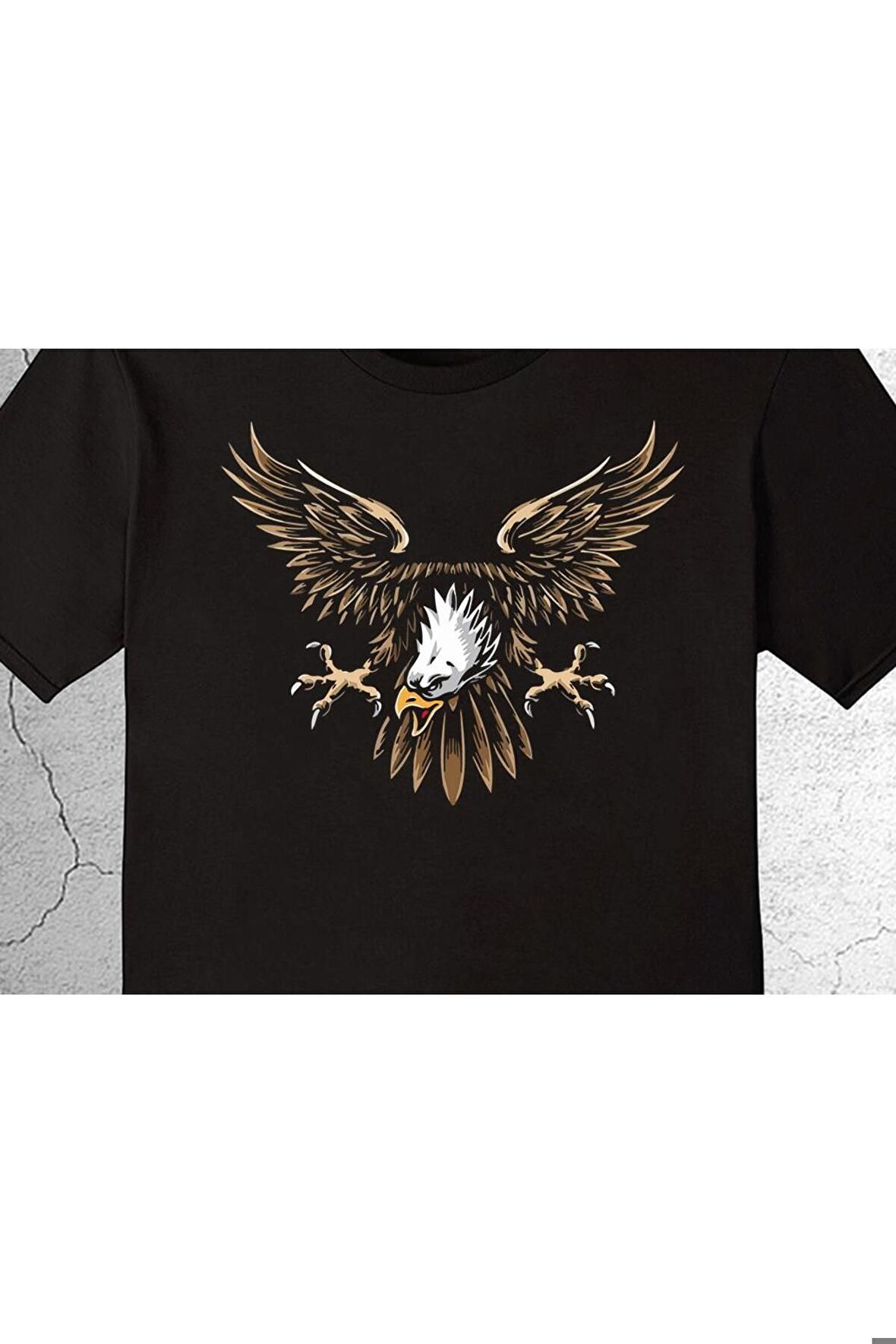Kara Kartal Balck Eagle Yırtıcı Vahşi Tişört Çocuk T-shirt