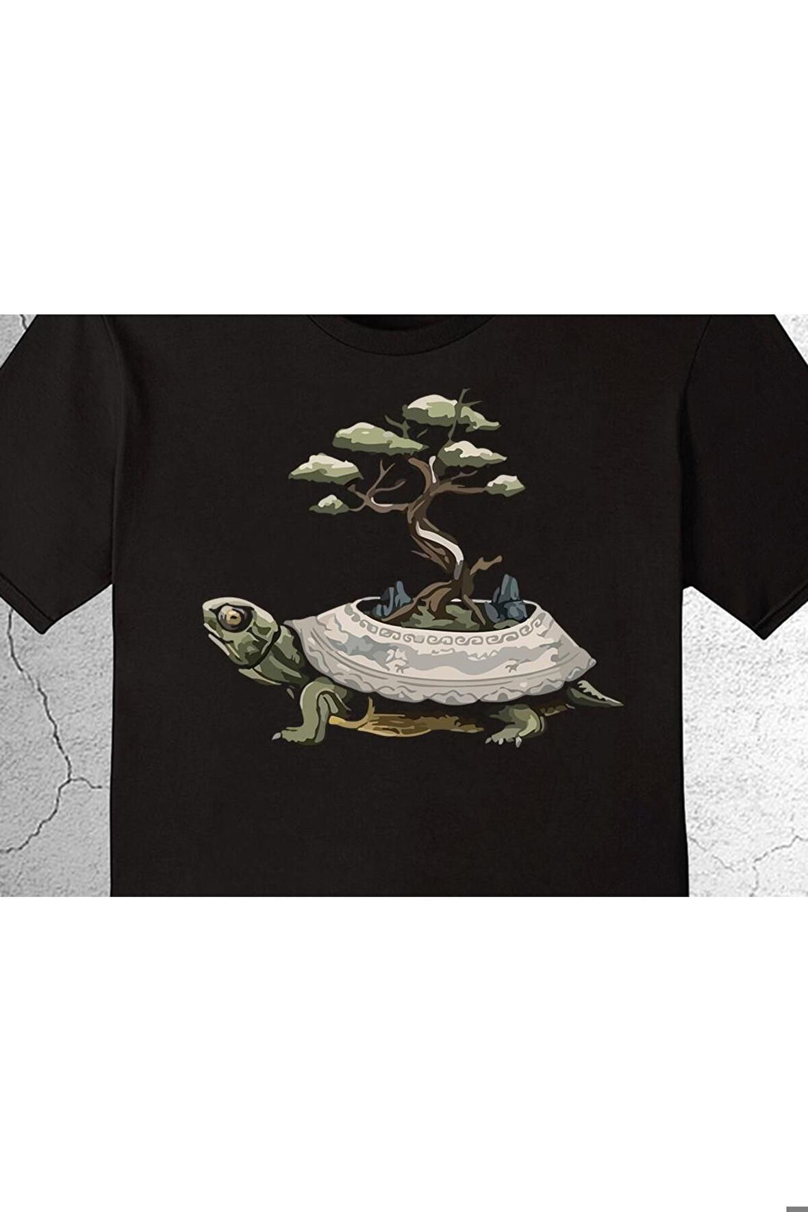 Kareta Karetta Kaplumbağa Doğa Ağaç Kabuk Ev Tosbağa Tişört Çocuk T-shirt