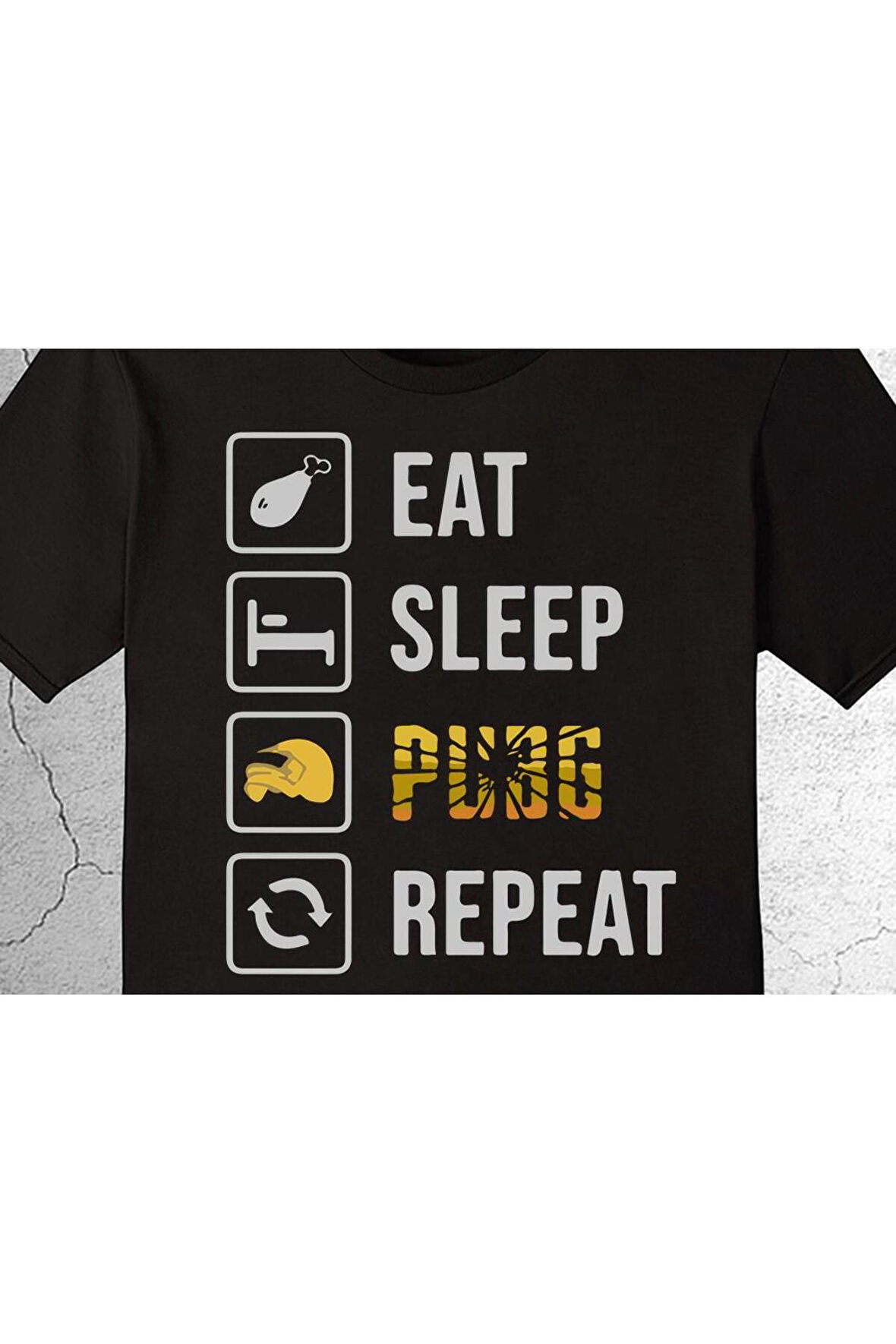 Pubg Eat Sleep Pubg Repeat Ye Uyu Oyna Tekrarla Tişört Çocuk T-shirt