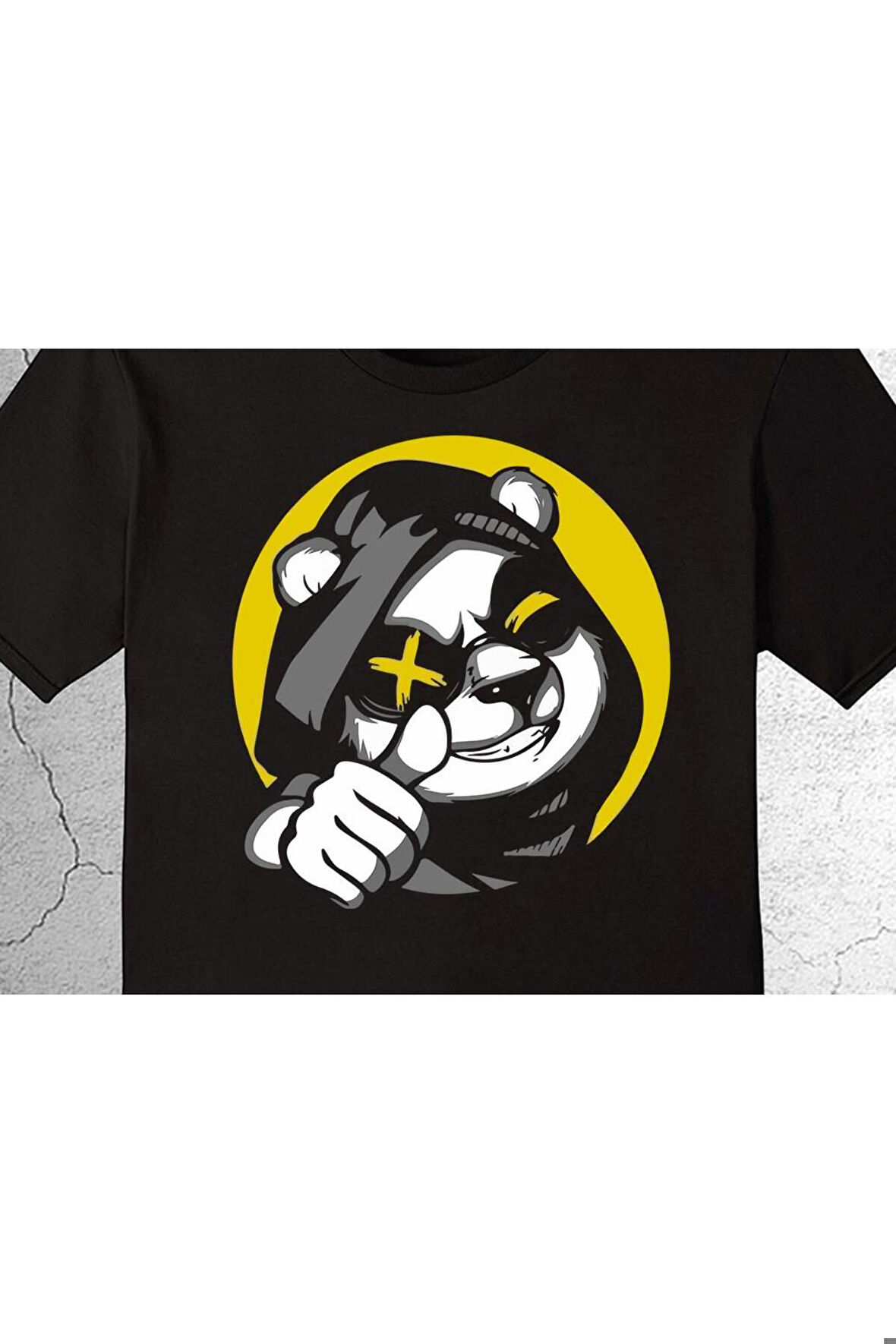 Panda Bear Okey Gangsta Vector Tişört Çocuk T-shirt