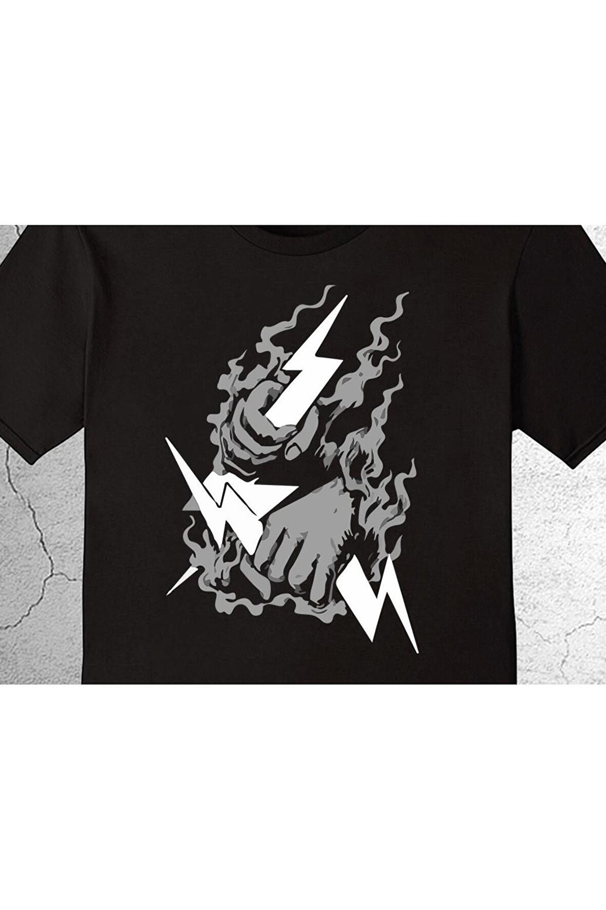 Elektrik Şimşek Yıldırım Retro Tişört Çocuk T-shirt
