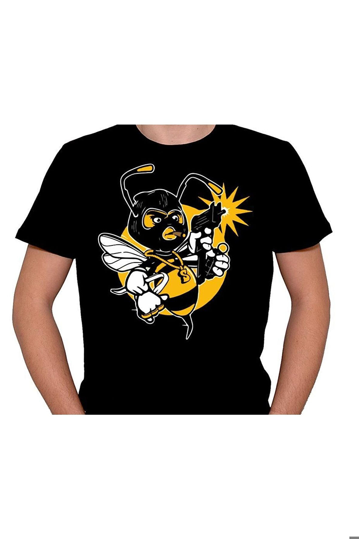 Arı Gang Bomb Wasp Savaşçı Arı Tişört Unisex T-shirt