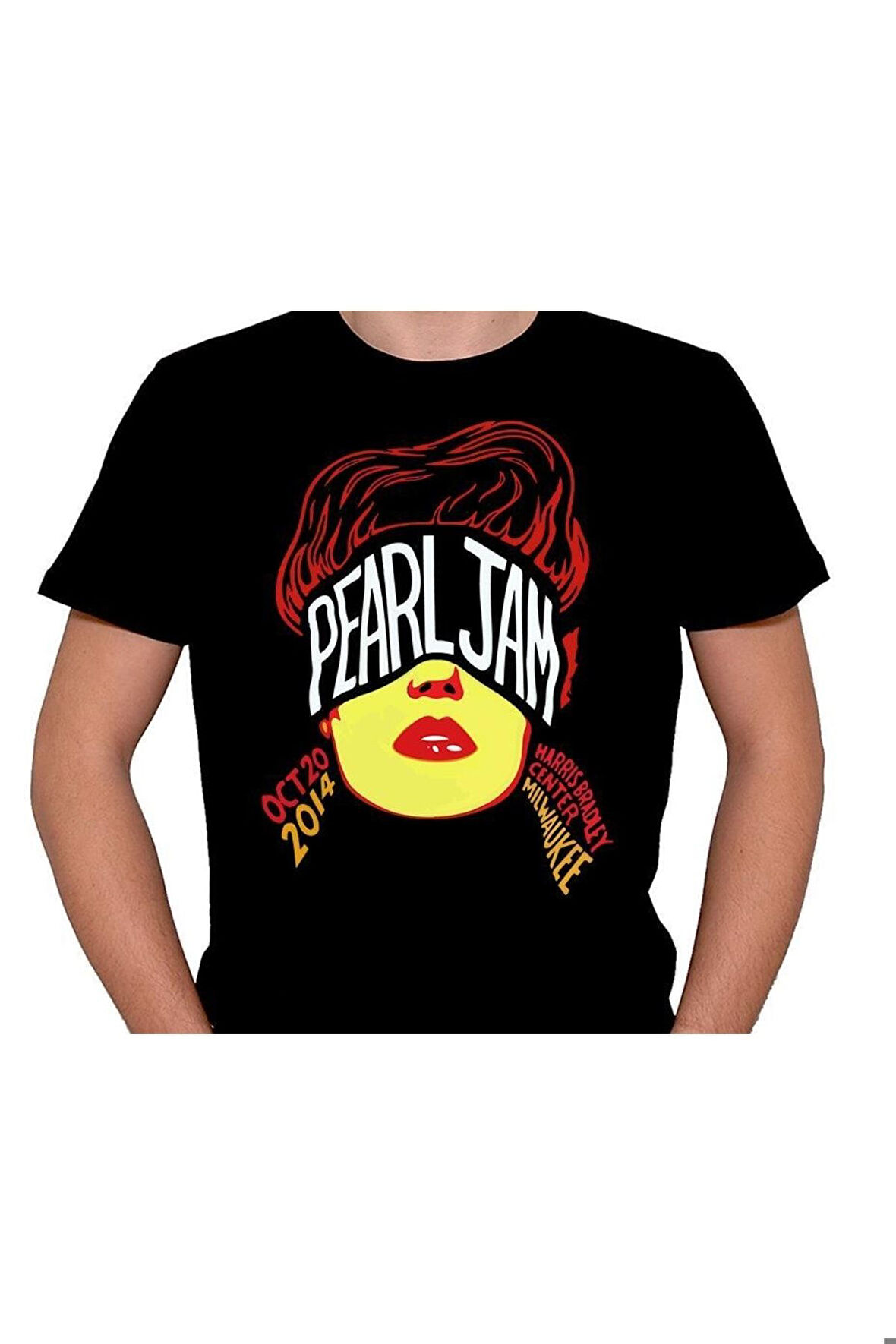 Pearl Jam Harris Bradley Milwauke 2014 October Tişört Unisex T-shirt