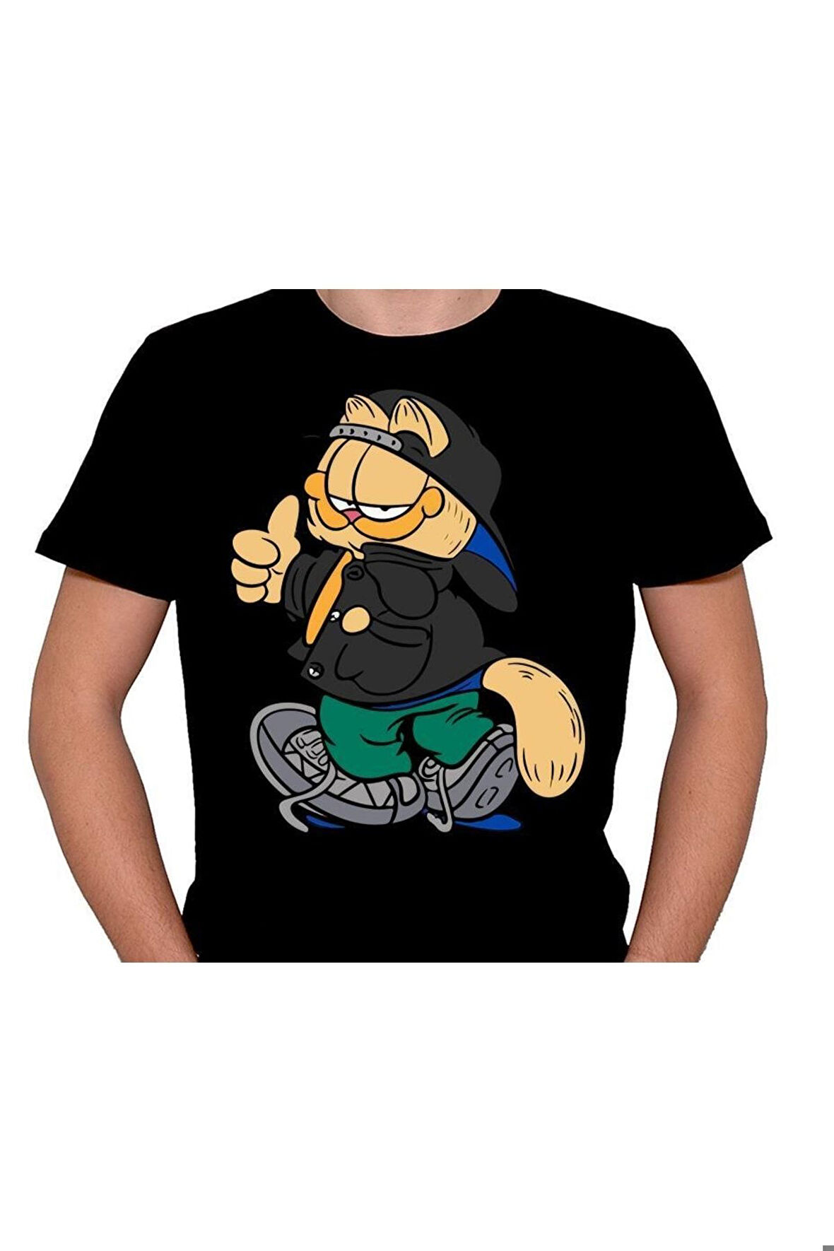 Sevimli Kedi Hippi Cat Tişört Unisex T-shirt