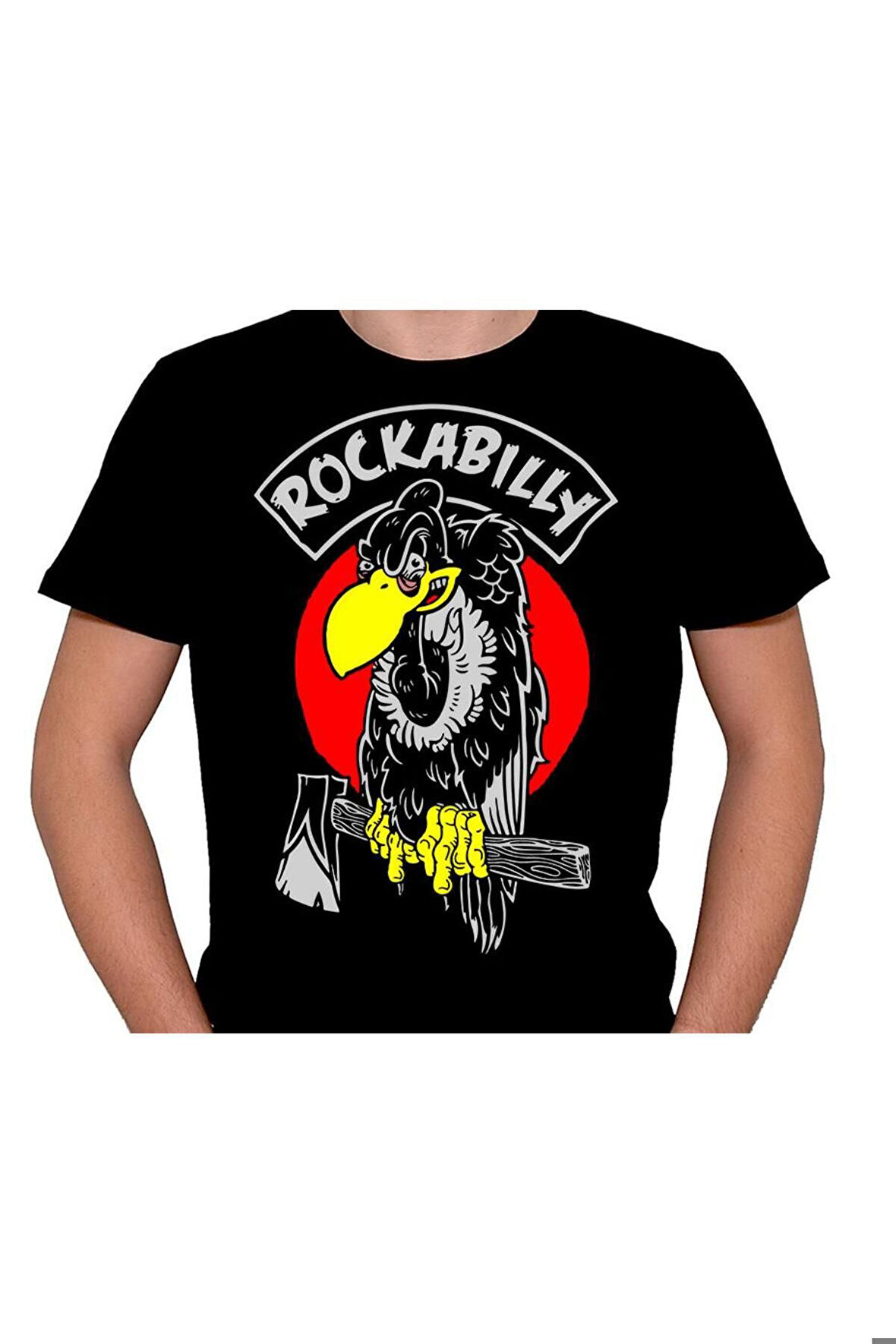 Rockabilly Akbaba Müzik Music Rock Tişört Unisex T-shirt