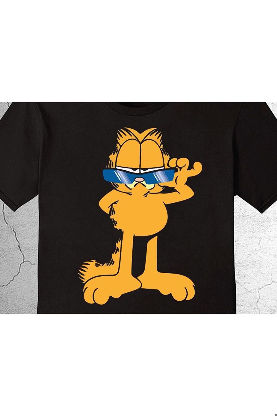 Garfield Cat Gözlüklü Kedi Hippi Tişört Çocuk T-shirt