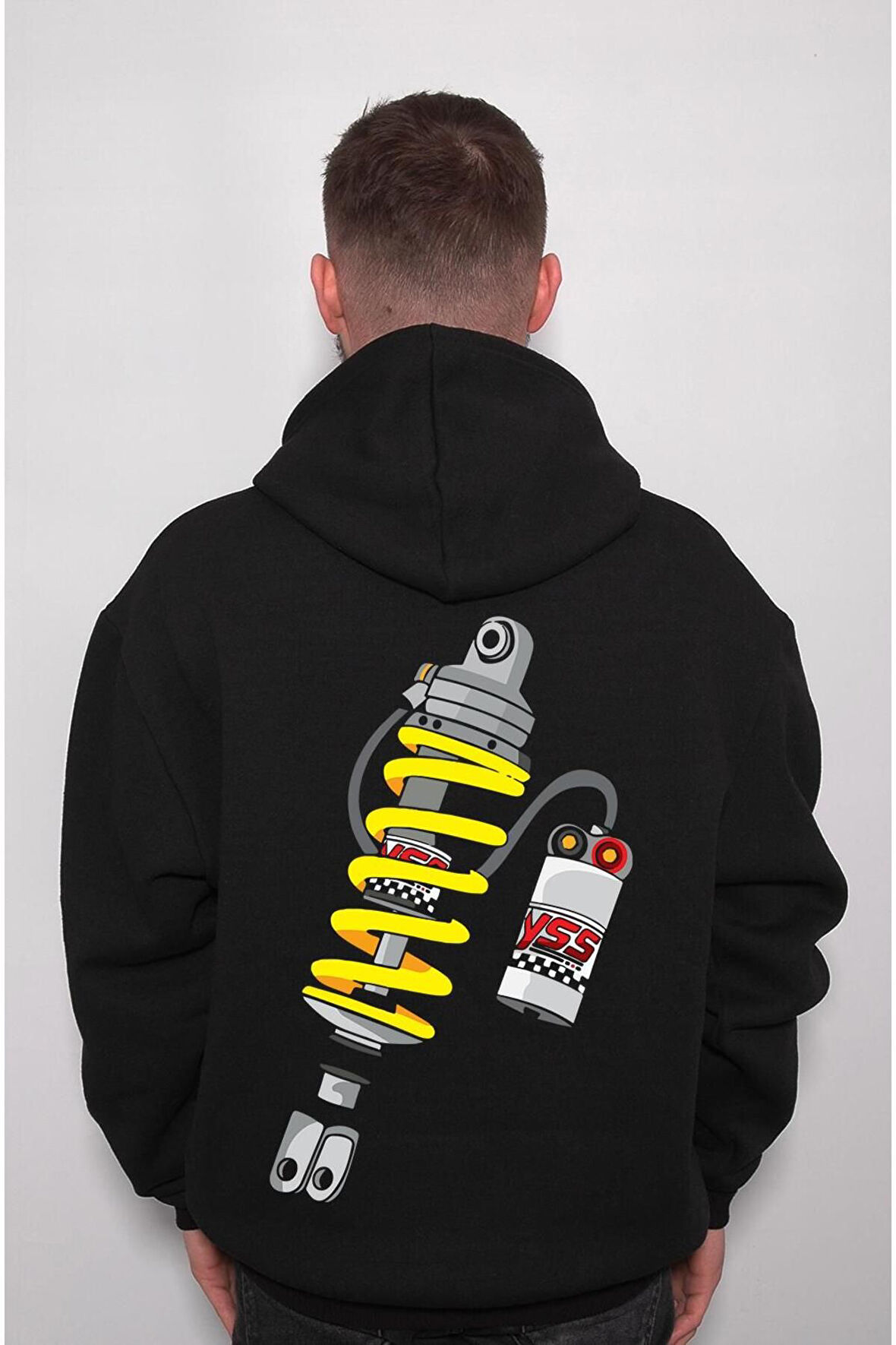 Nss Coil Air Araba Süspansiyon Drag Sweatshirt Unisex Kapüşonlu Hoodie