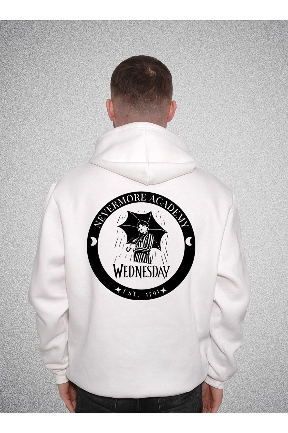 Wednesday Addams Sad Girls Club Sweatshirt Unisex Kapüşonlu Hoodie