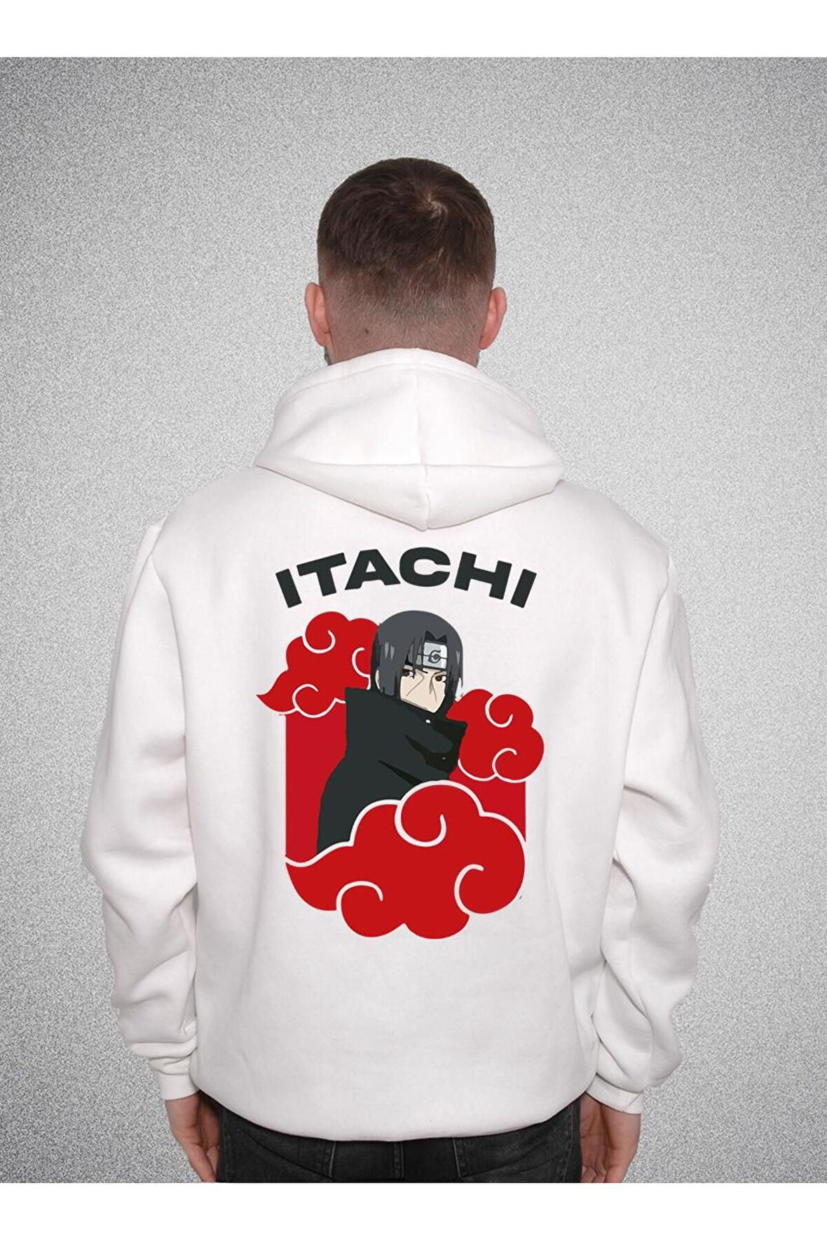Naruto Itachi Japanese Anime Sweatshirt Unisex Kapüşonlu Hoodie