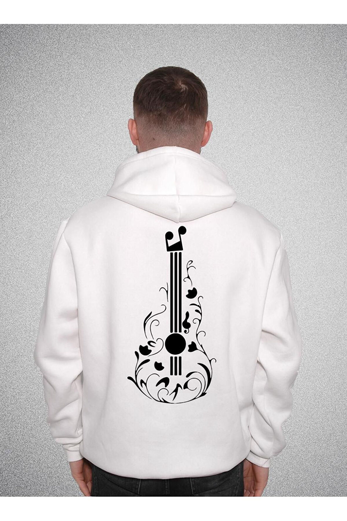 Gitar Guitar Solo Müzik Müsic Enstürman Sweatshirt Unisex Kapüşonlu Hoodie