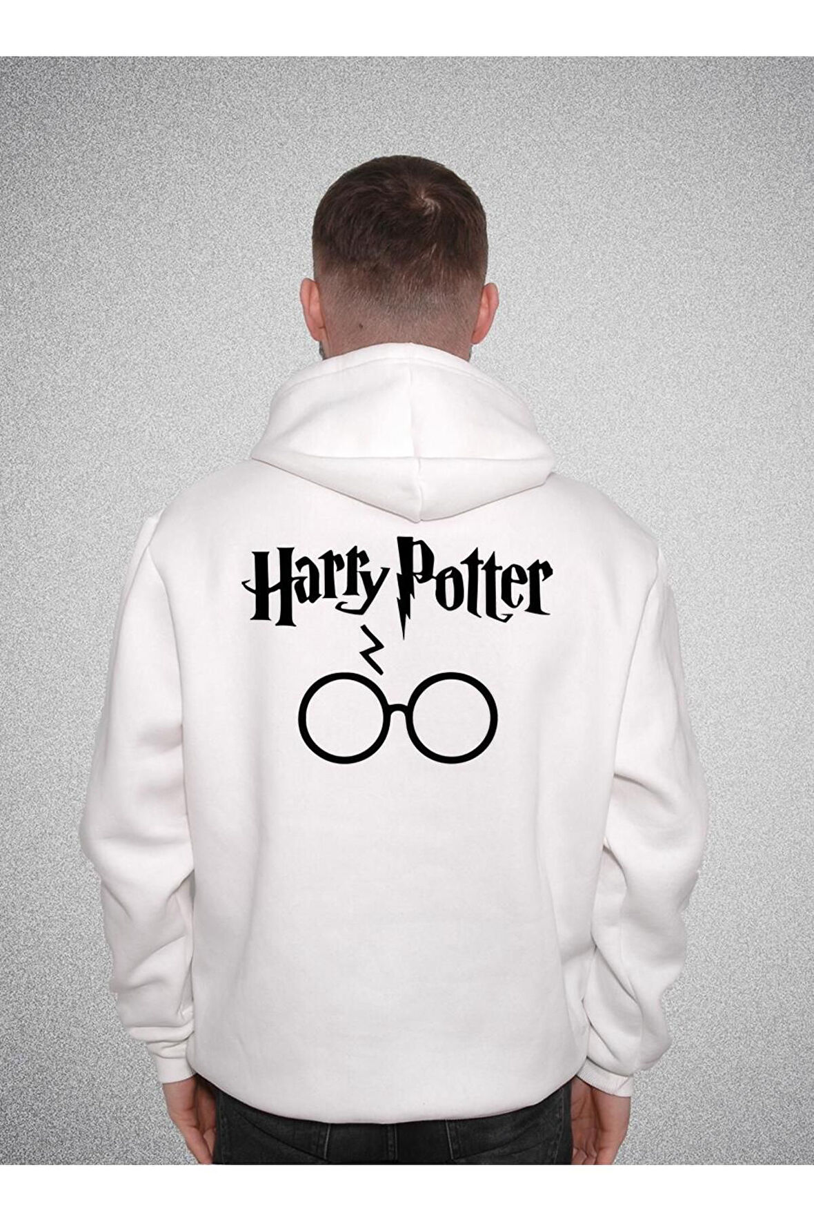 Harry Potter Gözlük Büyü Asa Sweatshirt Unisex Kapüşonlu Hoodie