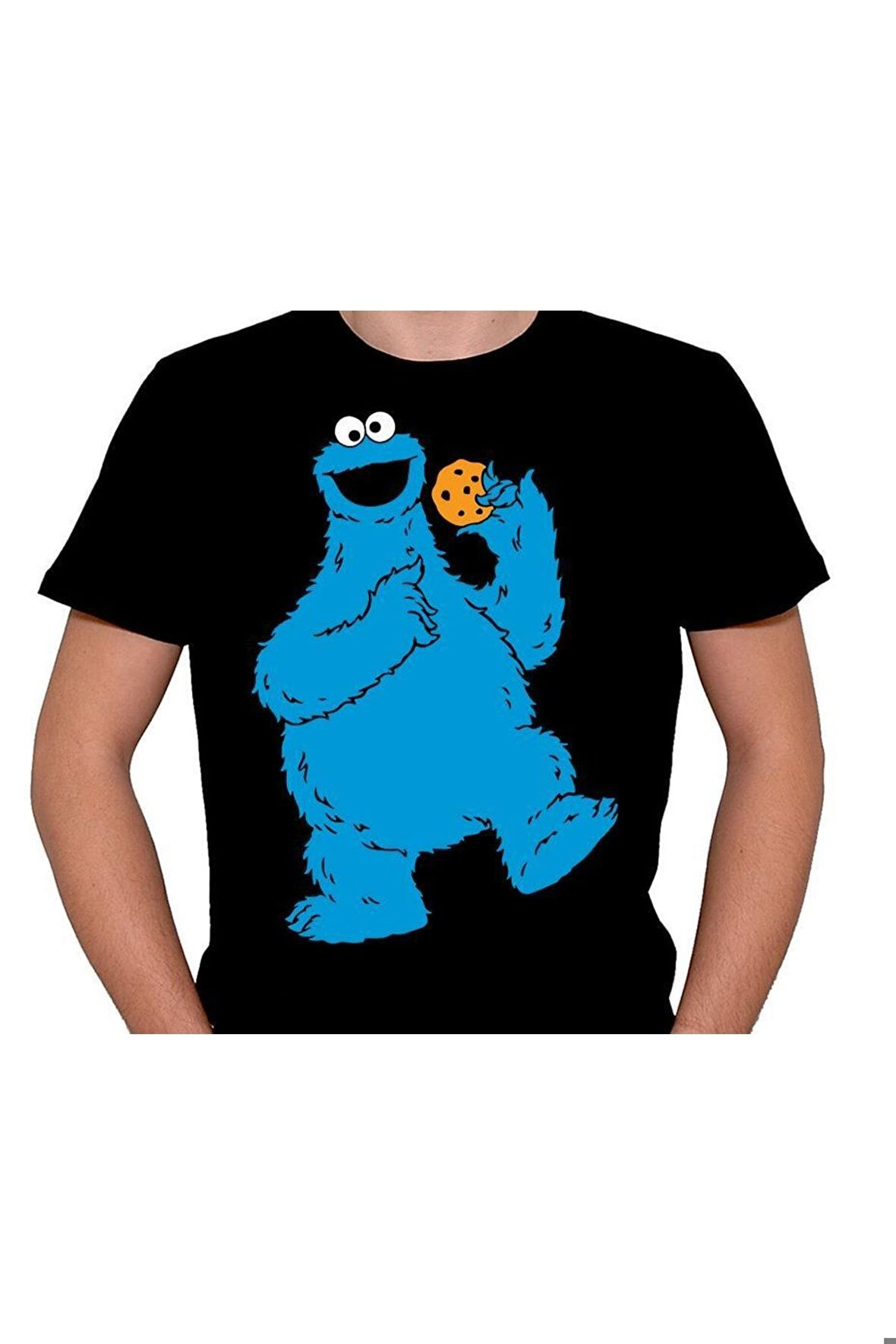 Susam Sokağı Sesame Street Kurabiye Canavarı Tişört Unisex T-shirt