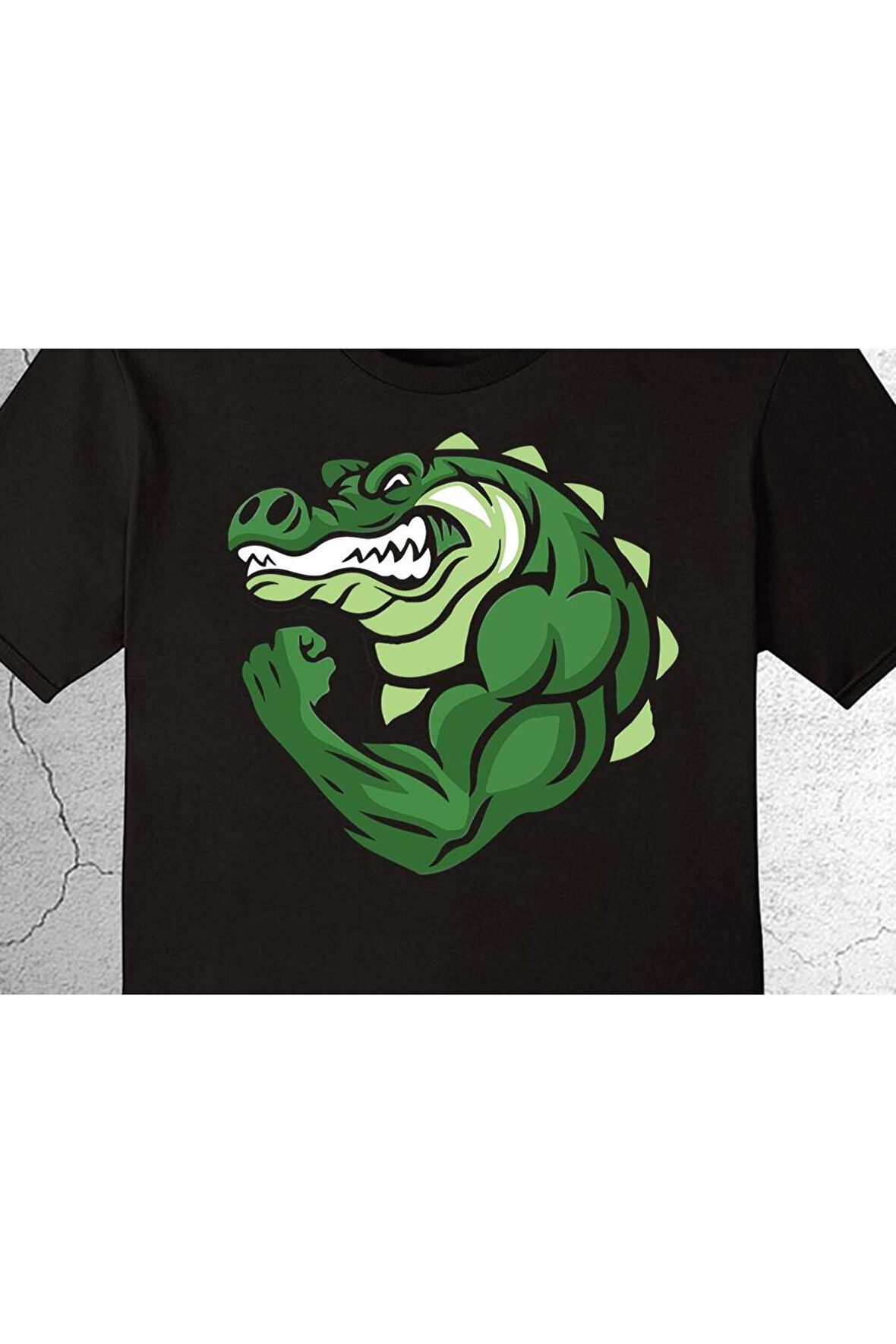 Bodybuilding Timsah Kas Sporcu Gym Fitness Tişört Çocuk T-shirt