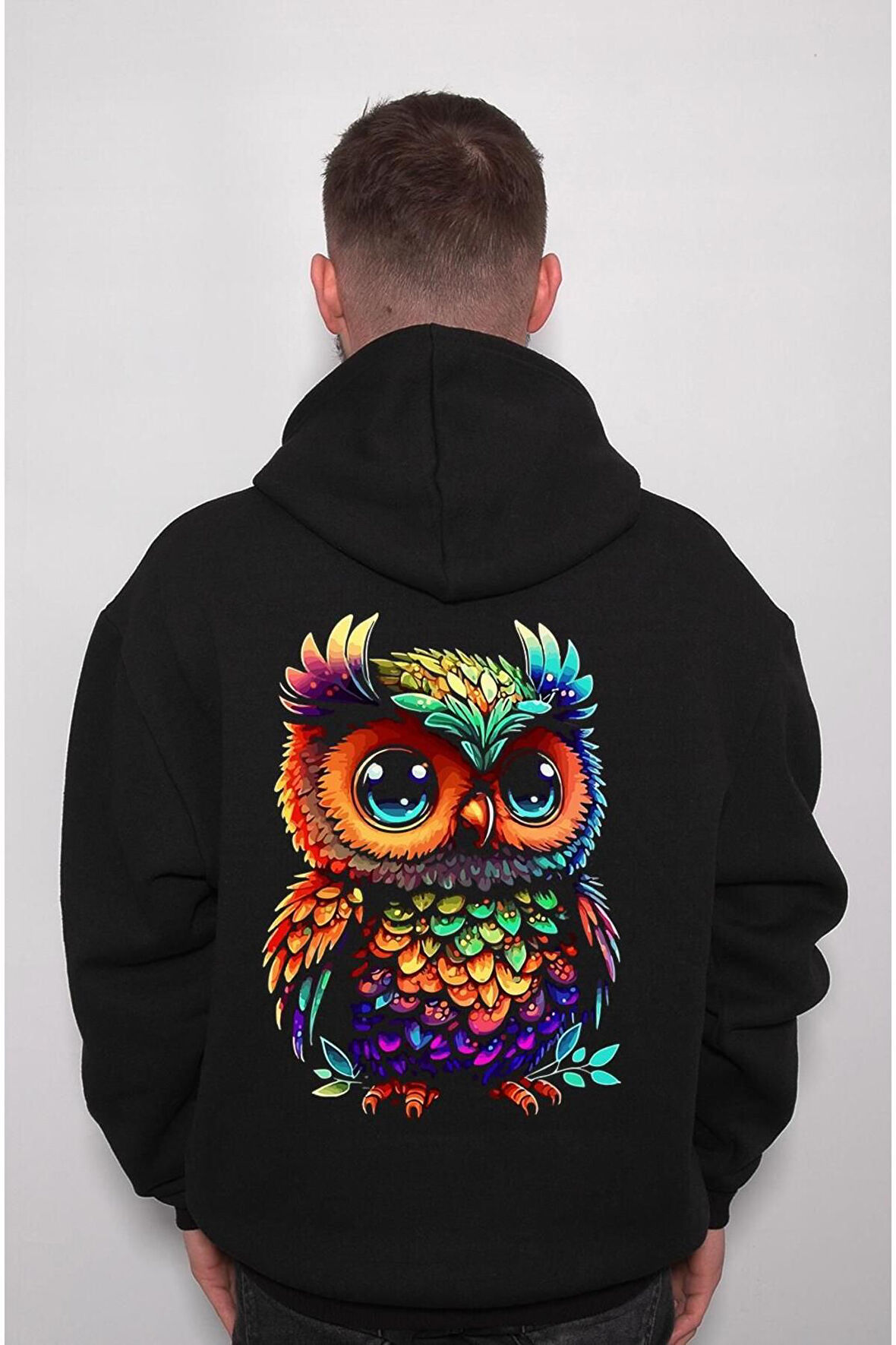 Baykuş Owl Drake Logo Sweatshirt Unisex Kapüşonlu Hoodie