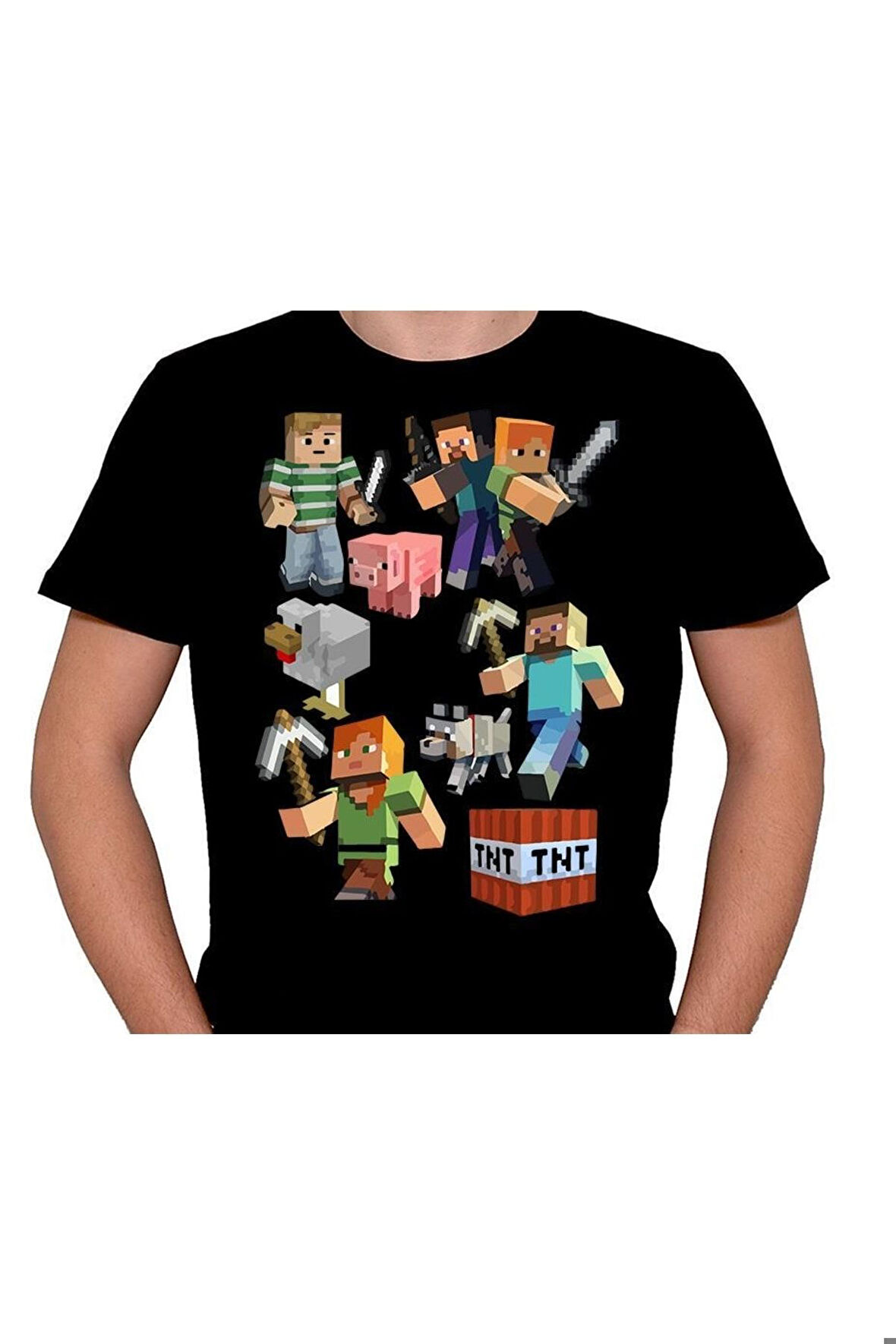 Minecraft Logo Lego Oyun Game Tişört Unisex T-shirt