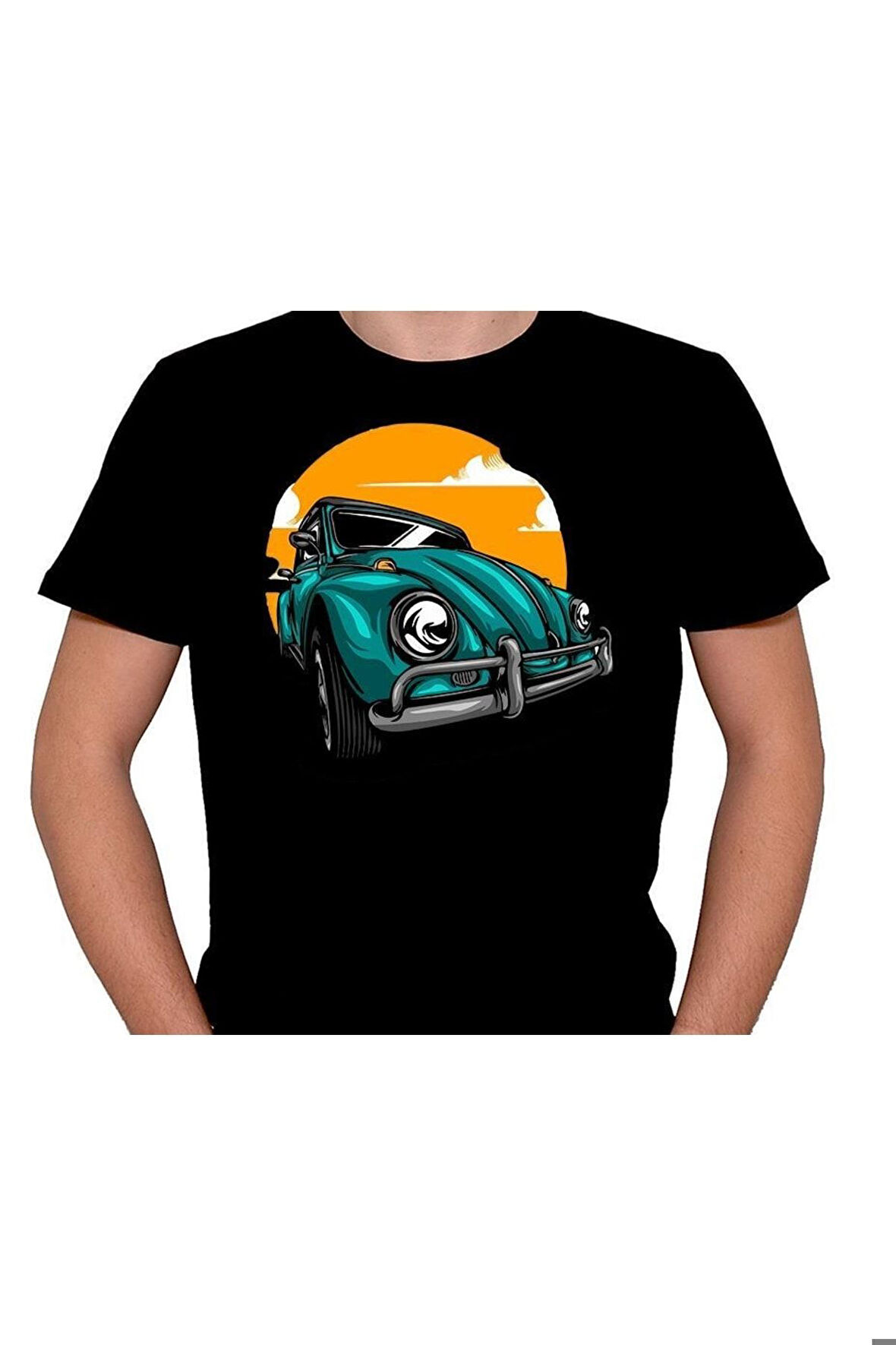 Volkswagen Beetle Vosvos Retro Tişört Unisex T-shirt