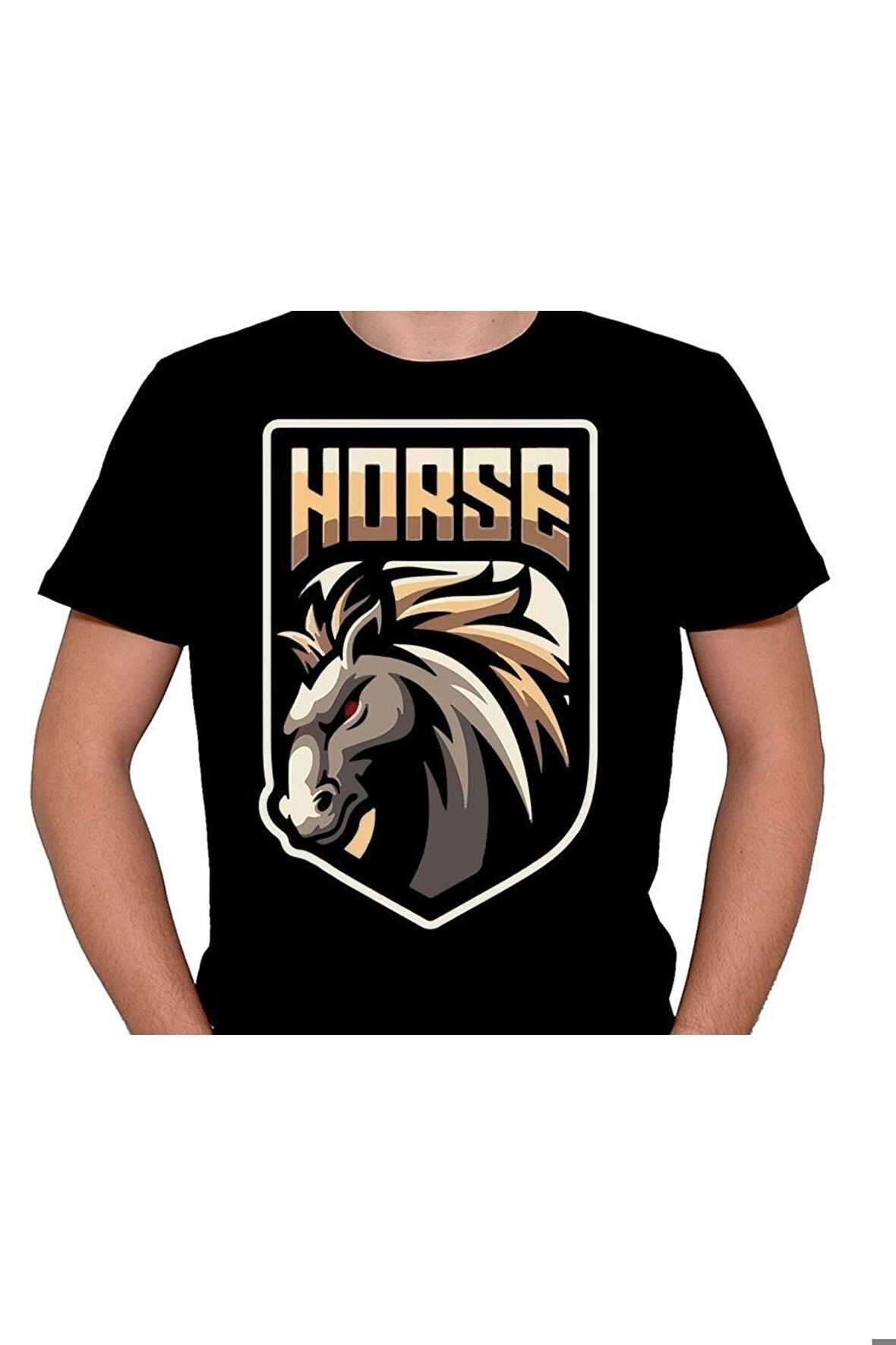 Crazy Horse At Tişört Unisex T-shirt
