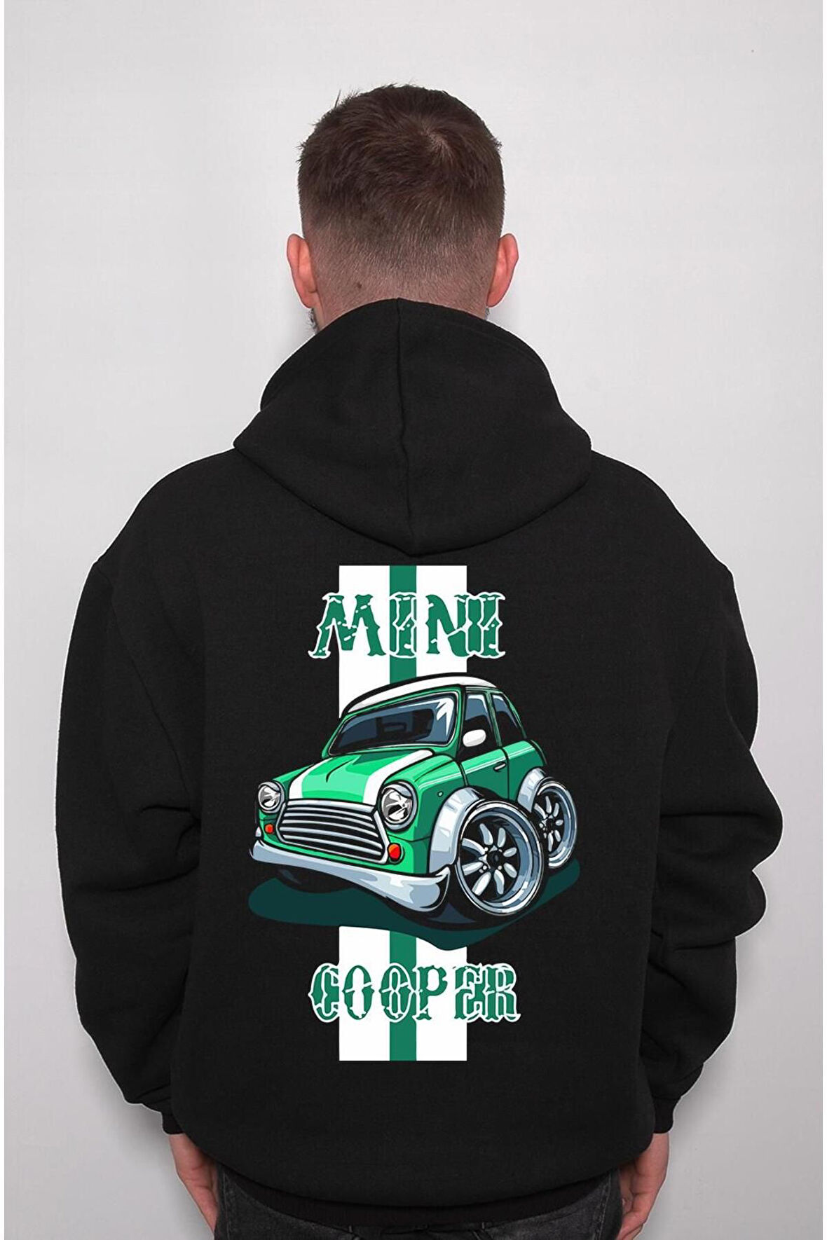 Mini Cooper Johnworks Retro Countryman Sweatshirt Unisex Kapüşonlu Hoodie