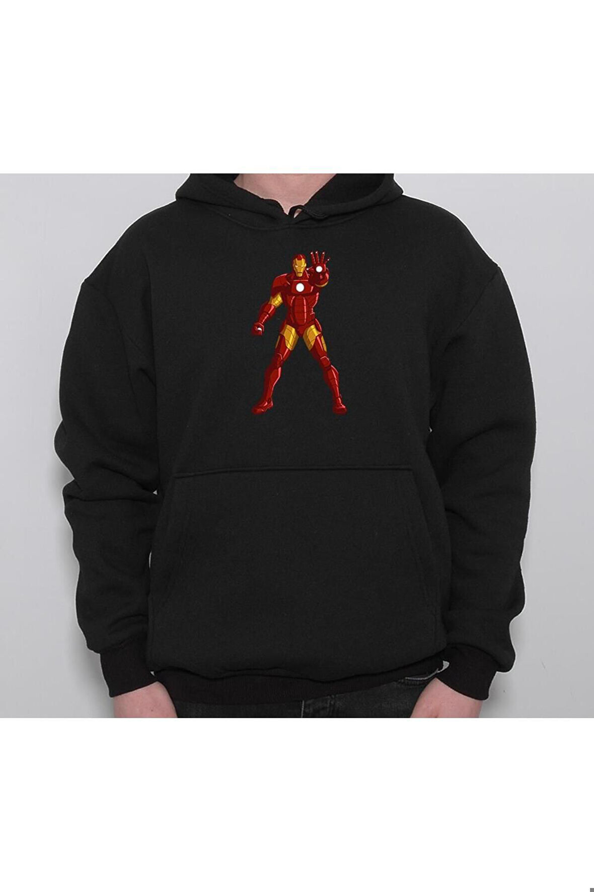Iron Man Demir Adam Avengers Yenilmezler Tony Stark Sweatshirt Unisex Kapüşonlu Hoodie