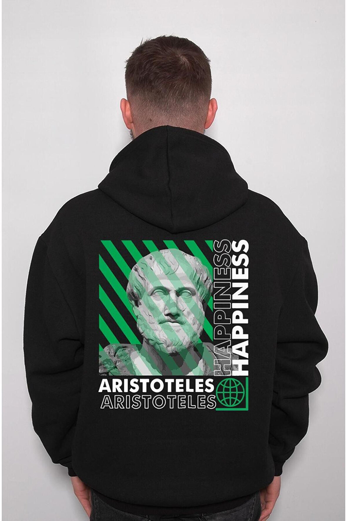 Aristoteles Felsefe Filozof Sweatshirt Unisex Kapüşonlu Hoodie