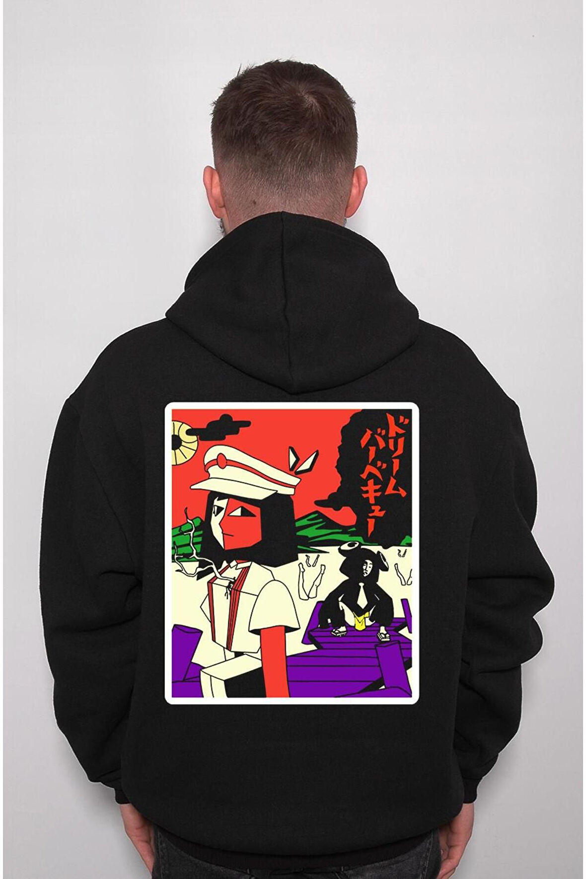 Anime Japanese Japon Sweatshirt Unisex Kapüşonlu Hoodie