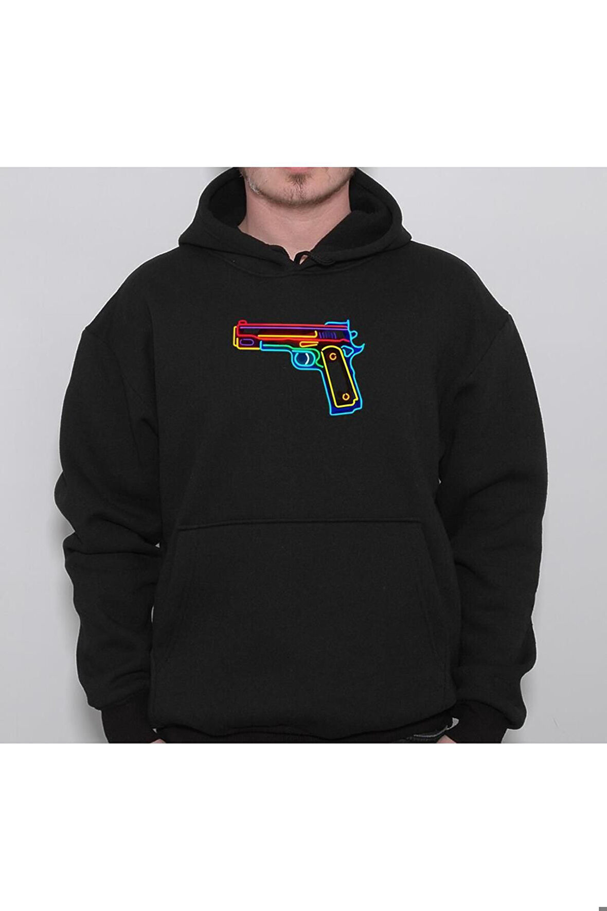 Glock Gun Sweatshirt Unisex Kapüşonlu Hoodie