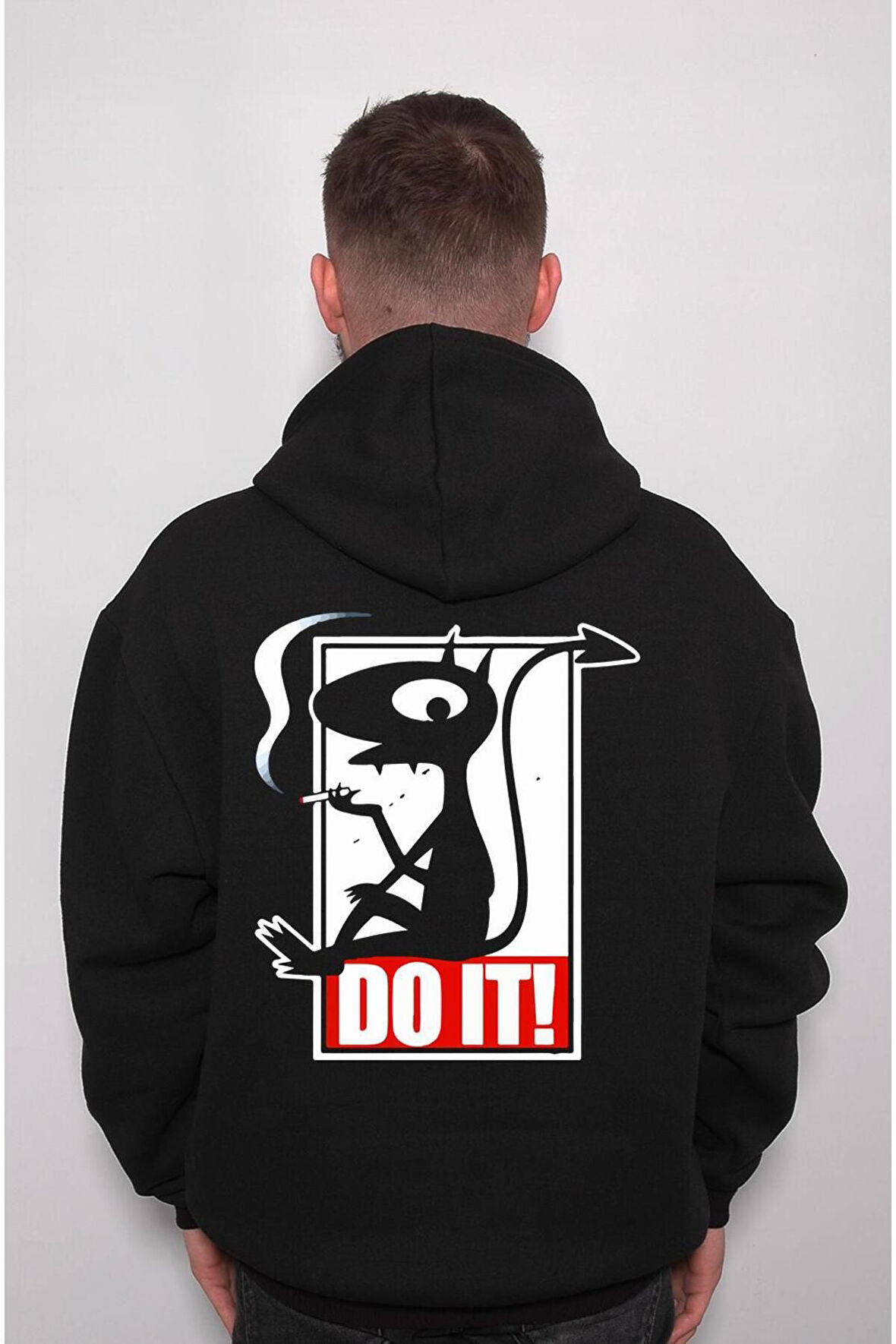 Disenchantment Luci Do It Smoke Sweatshirt Unisex Kapüşonlu Hoodie