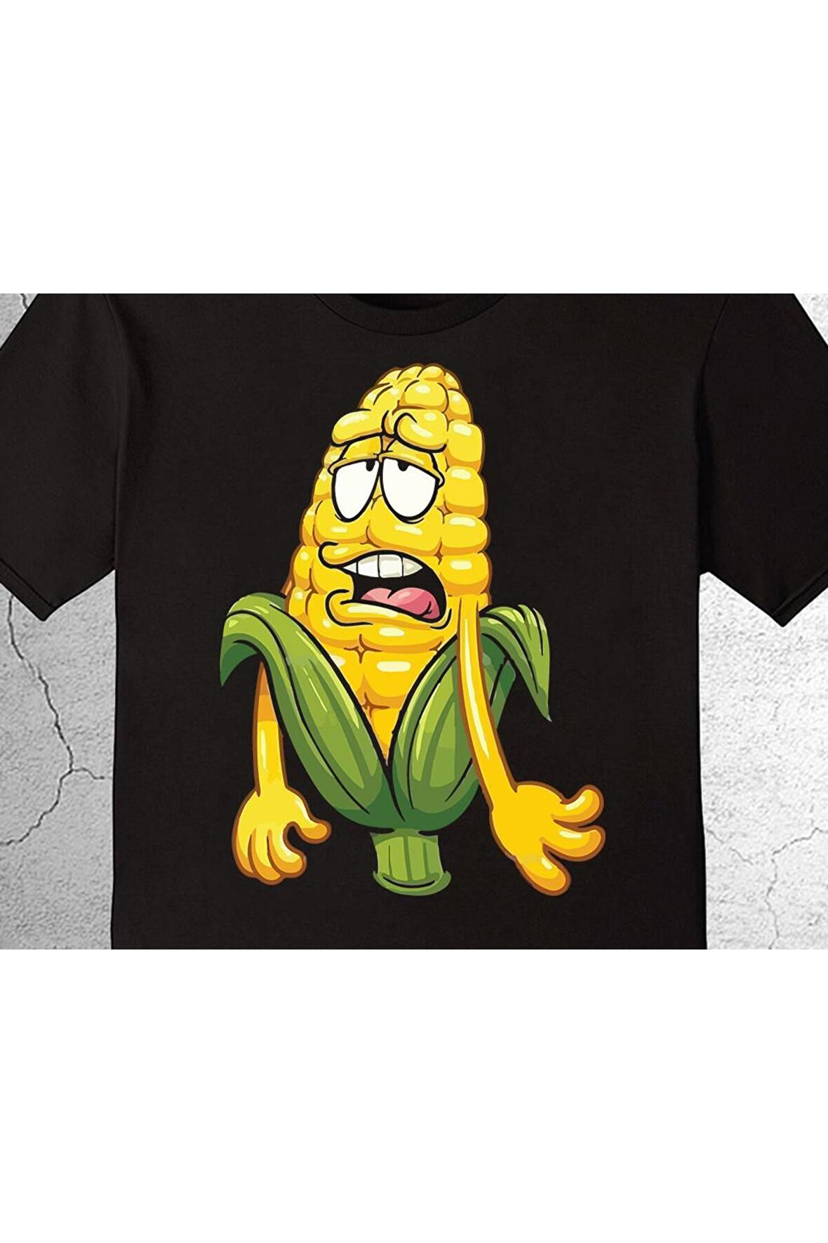 Mısır Yorgun Popcorn Solgun Tişört Çocuk T-shirt