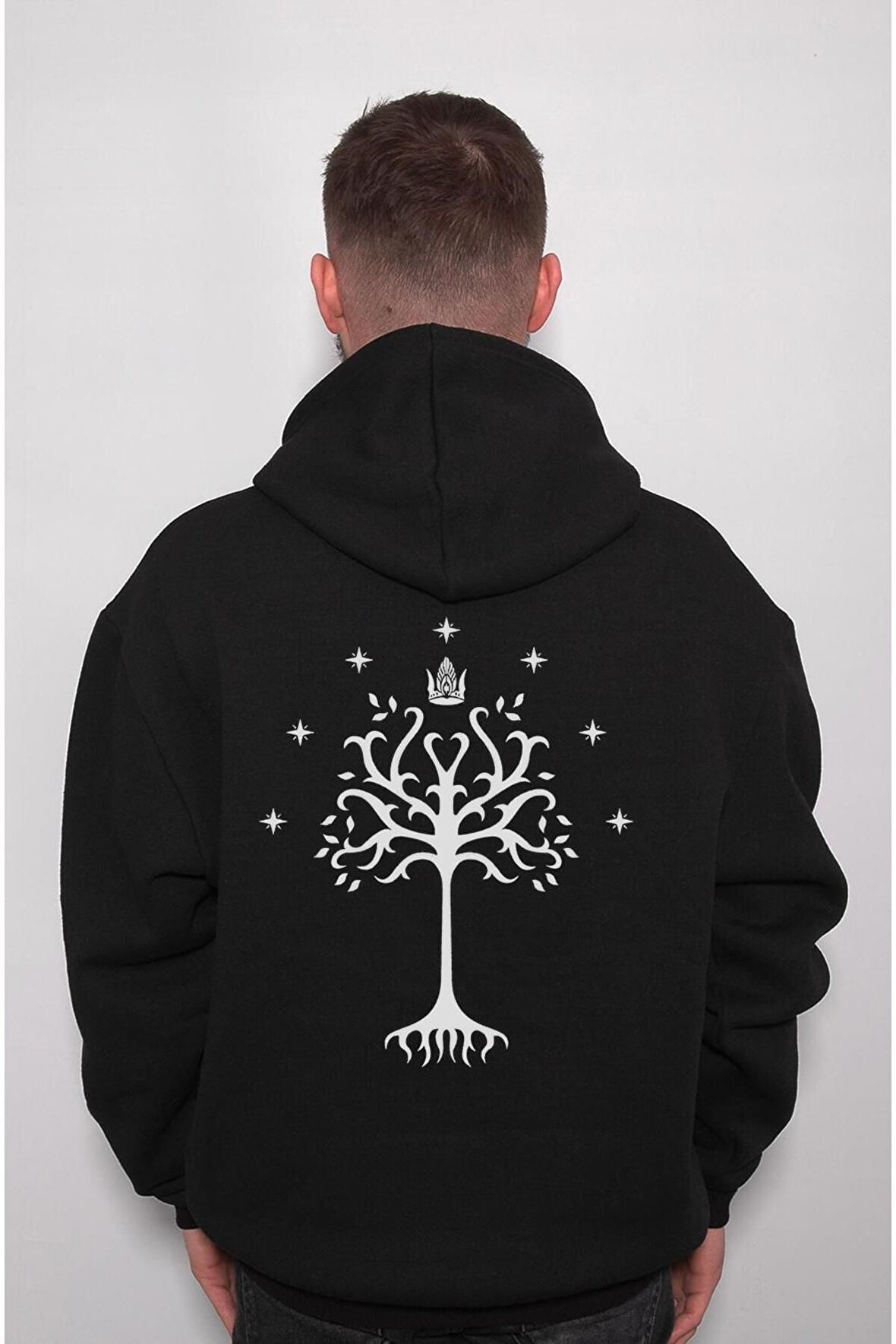 The Lord Of The Rings Yüzüklerin Efendisi Ağaç Sweatshirt Unisex Kapüşonlu Hoodie