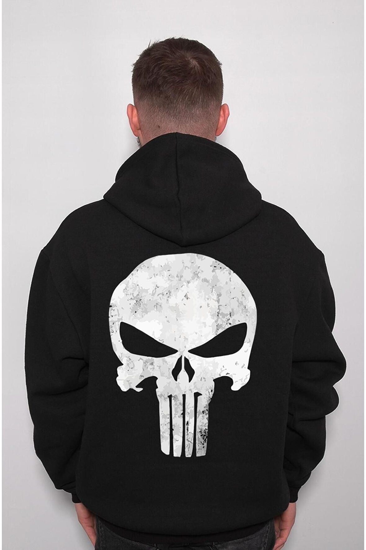 Punisher Cezalandırıcı Frank Castle Crazy Sweatshirt Unisex Kapüşonlu Hoodie