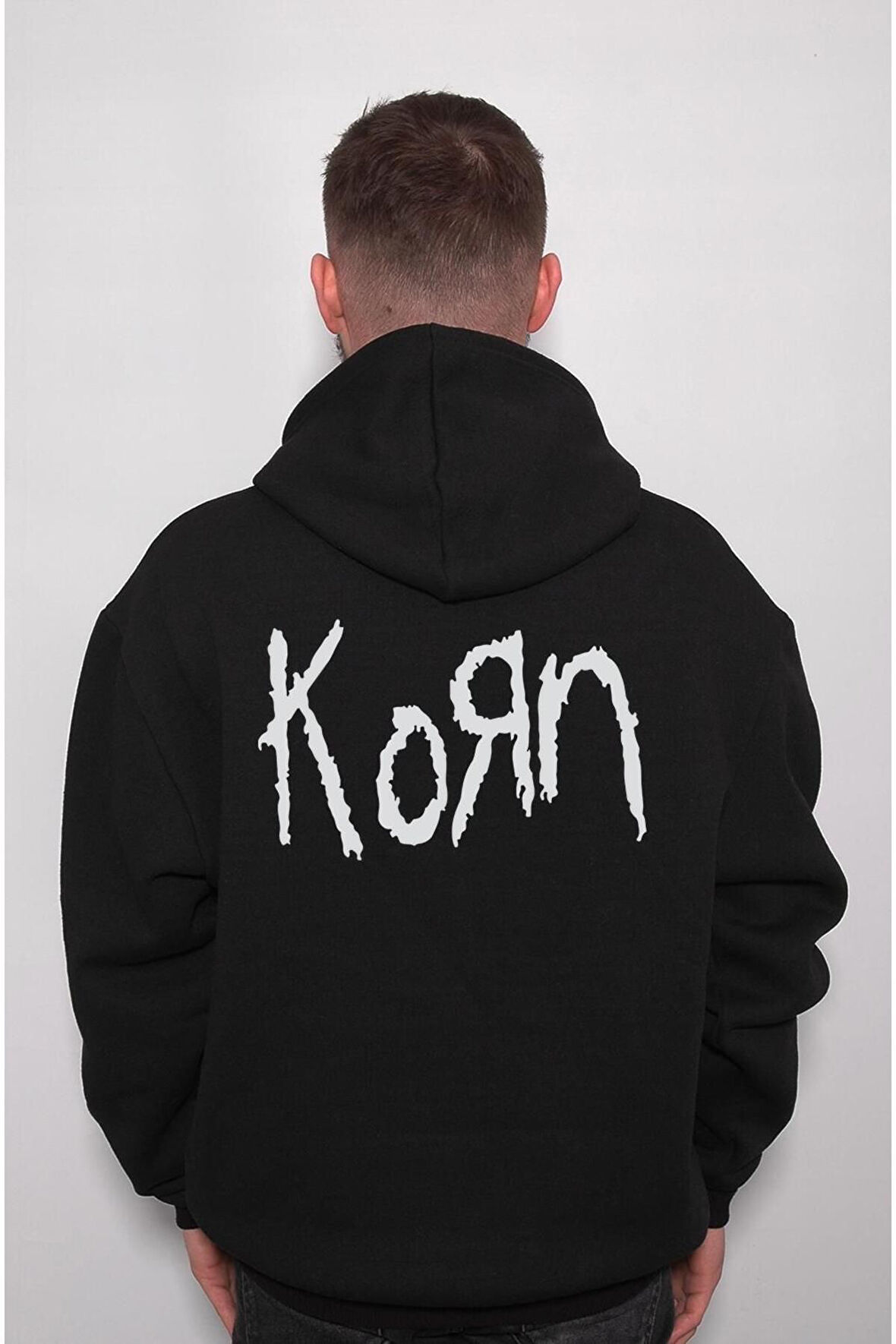 Korn Metal Music Müzik Group Heavy Metal Sweatshirt Unisex Kapüşonlu Hoodie